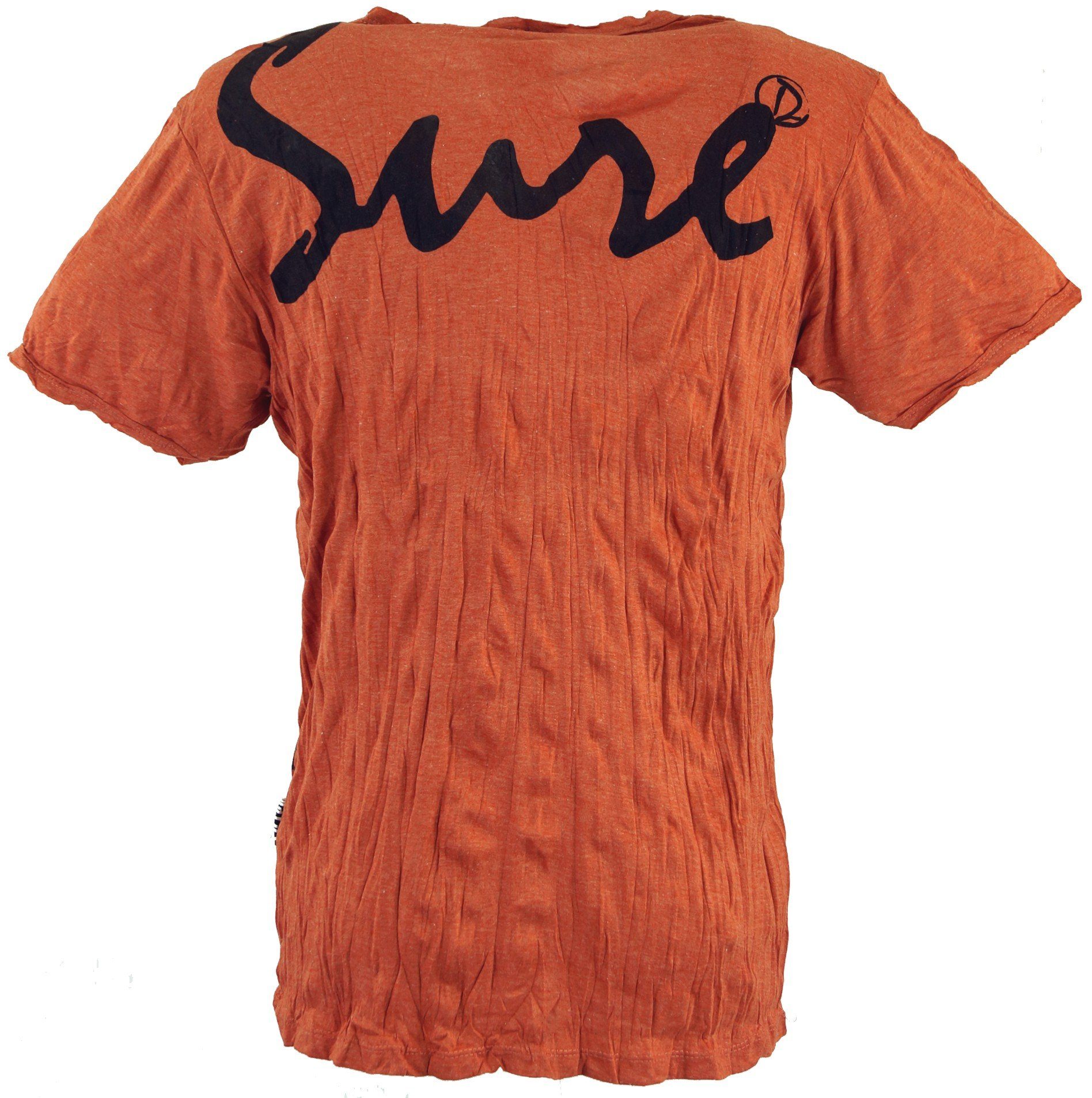 Sure Buddha Festival, - Goa rostorange T-Shirt alternative Guru-Shop Happy Style, Bekleidung T-Shirt