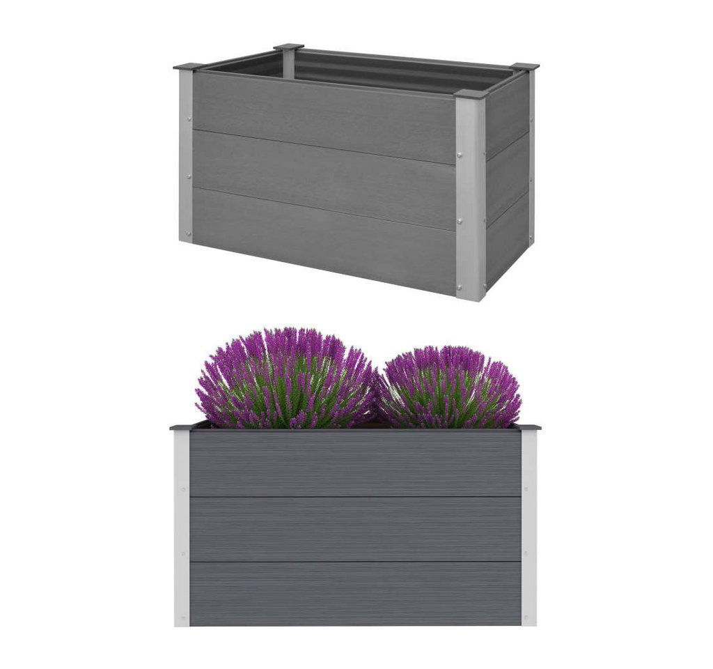 Thumbnail - vidaXL Hochbeet, Garten-Hochbeet WPC 100 x 50 x 54 cm Grau