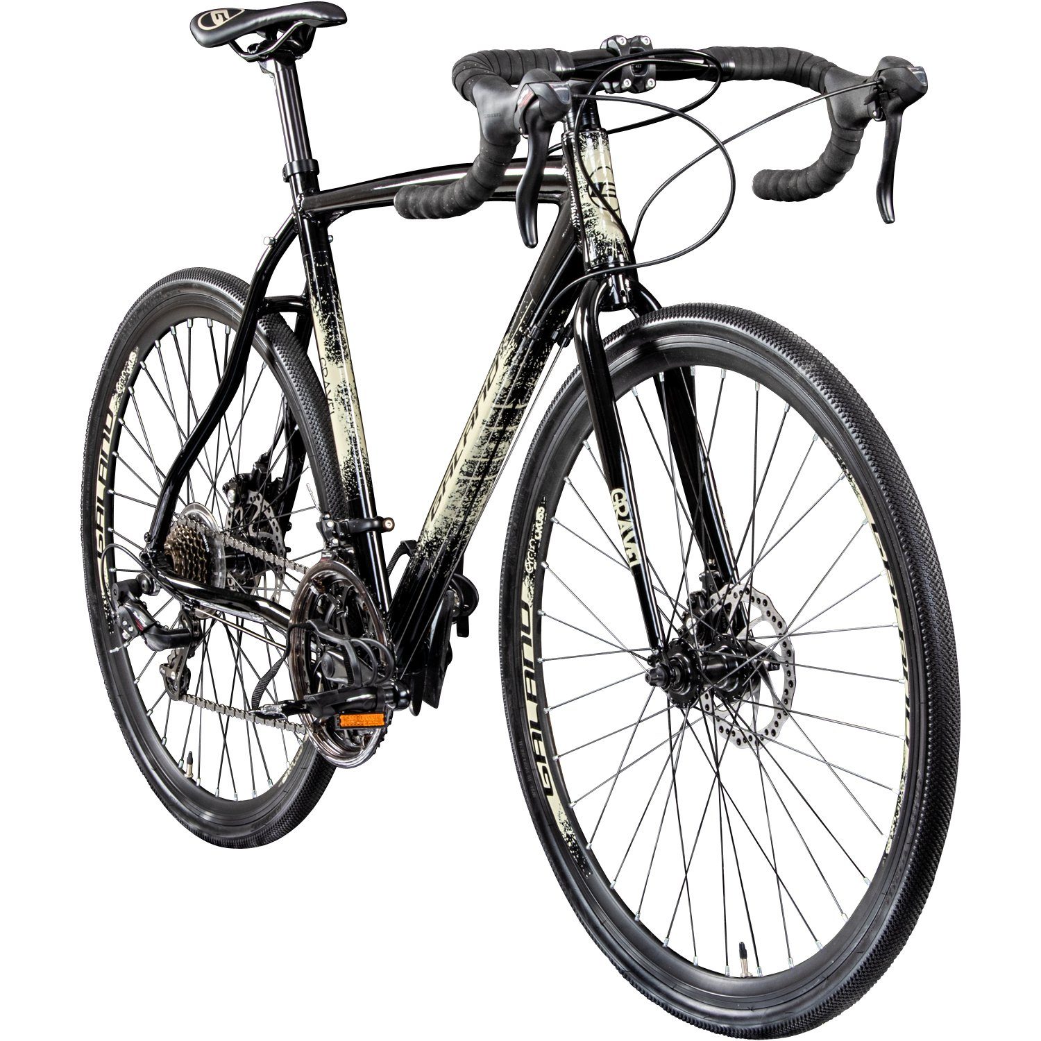 Galano CyclocrossRad »Gravel STI«, 14 Gang, Kettenschaltung, 700c Gravelbike für Damen und