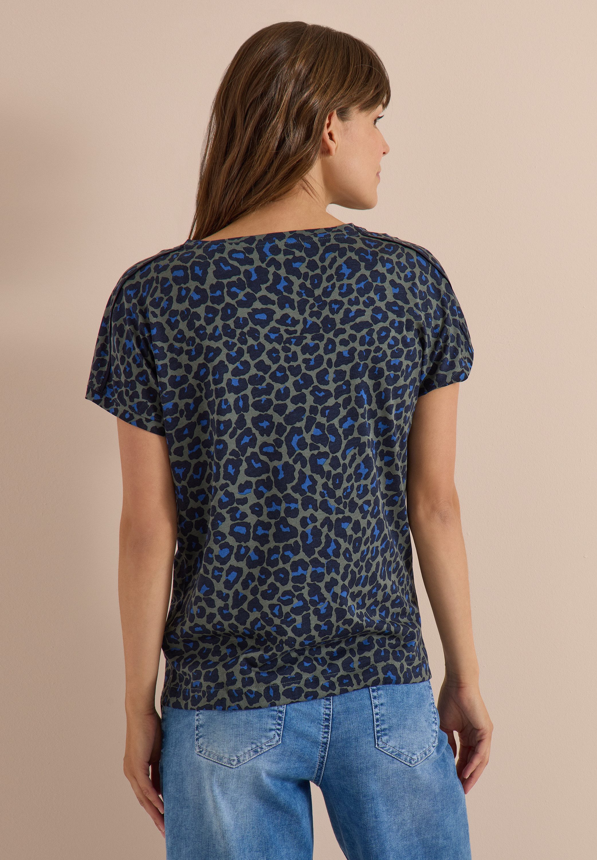CECIL Print-Shirt mit Tunnelzugsaum – Bild 2 von 5