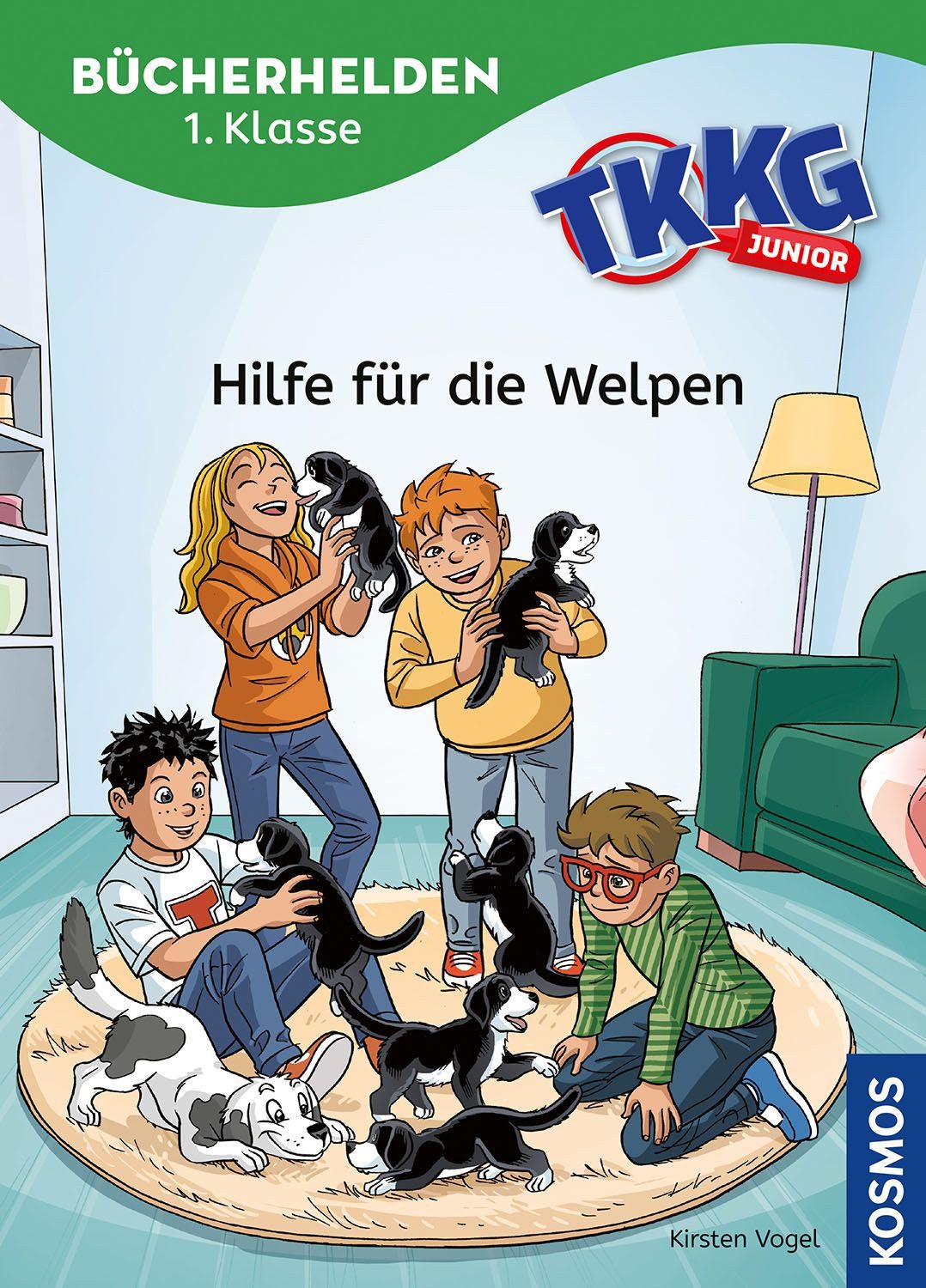 TKKG Junior, Bücherhelden 1. Klasse, Hilfe für die Welpen / Kirsten Vogel