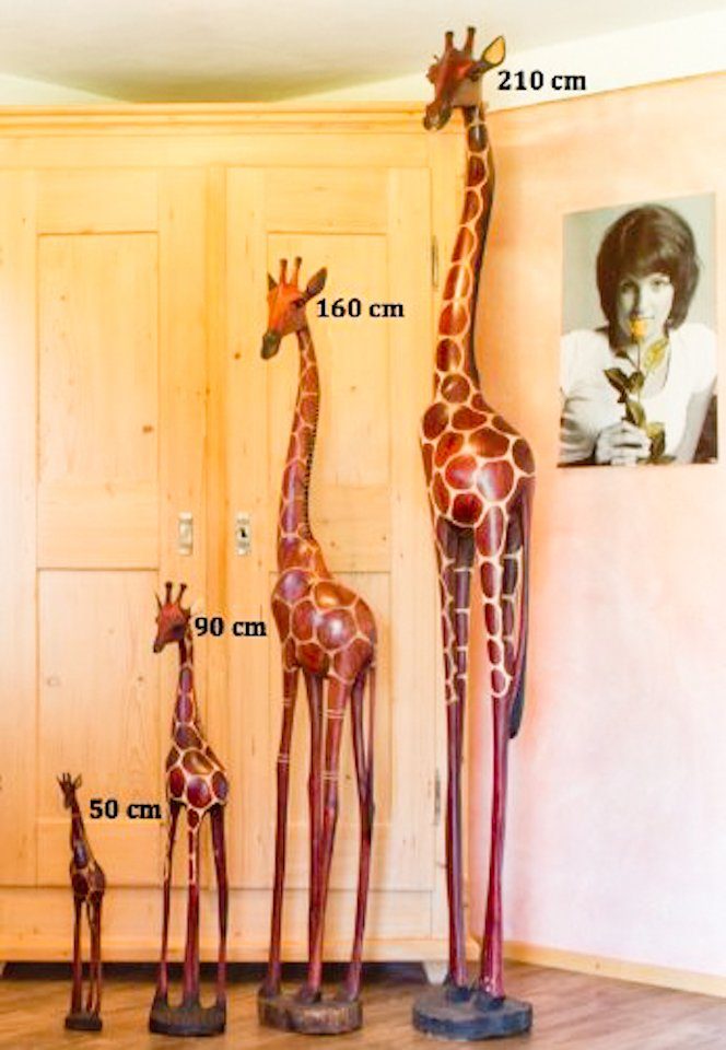 Afrika-Deko Afrikafigur Holzgiraffe Tonga Authentische Afrika Deko Einzigar günstig online kaufen