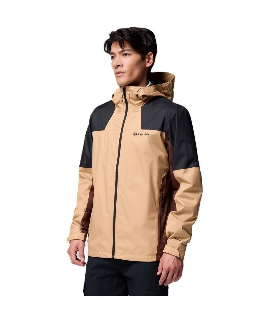 Regenjacke Inner Limits III (Omni-Tech) hellbraun/schwarz Herren