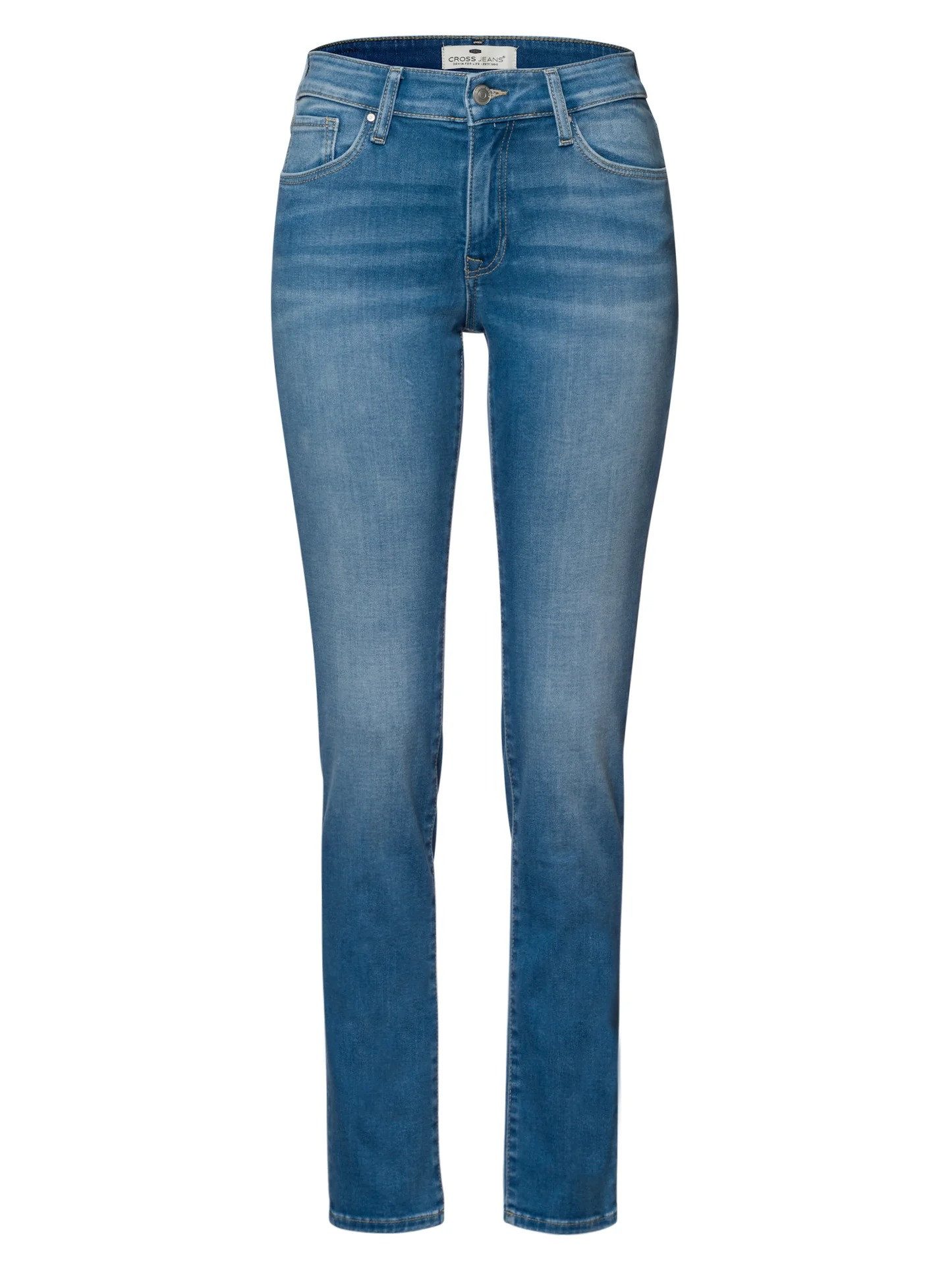 CROSS JEANS® Stretch-Jeans CROSS JEANS ANYA light mid blue P489-264