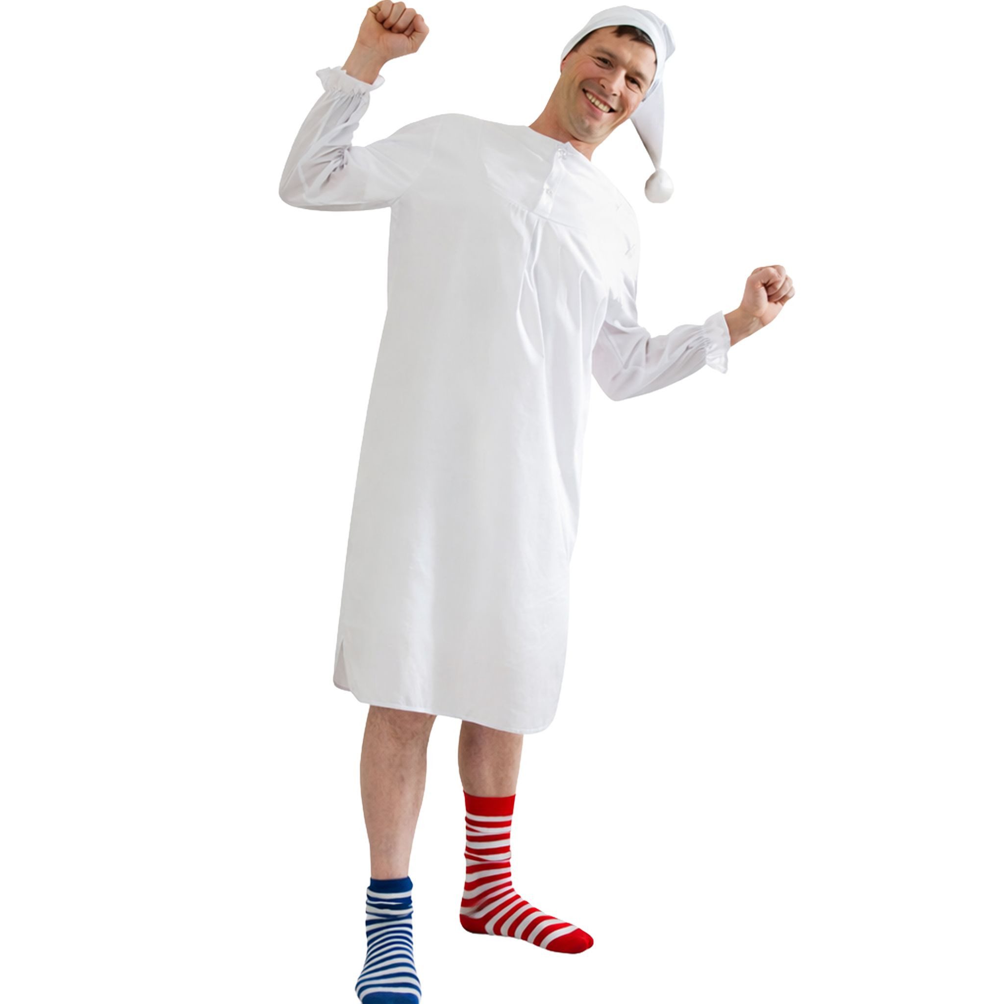 Fries Kostüm Armer Poet - Nachthemd für Erwachsene