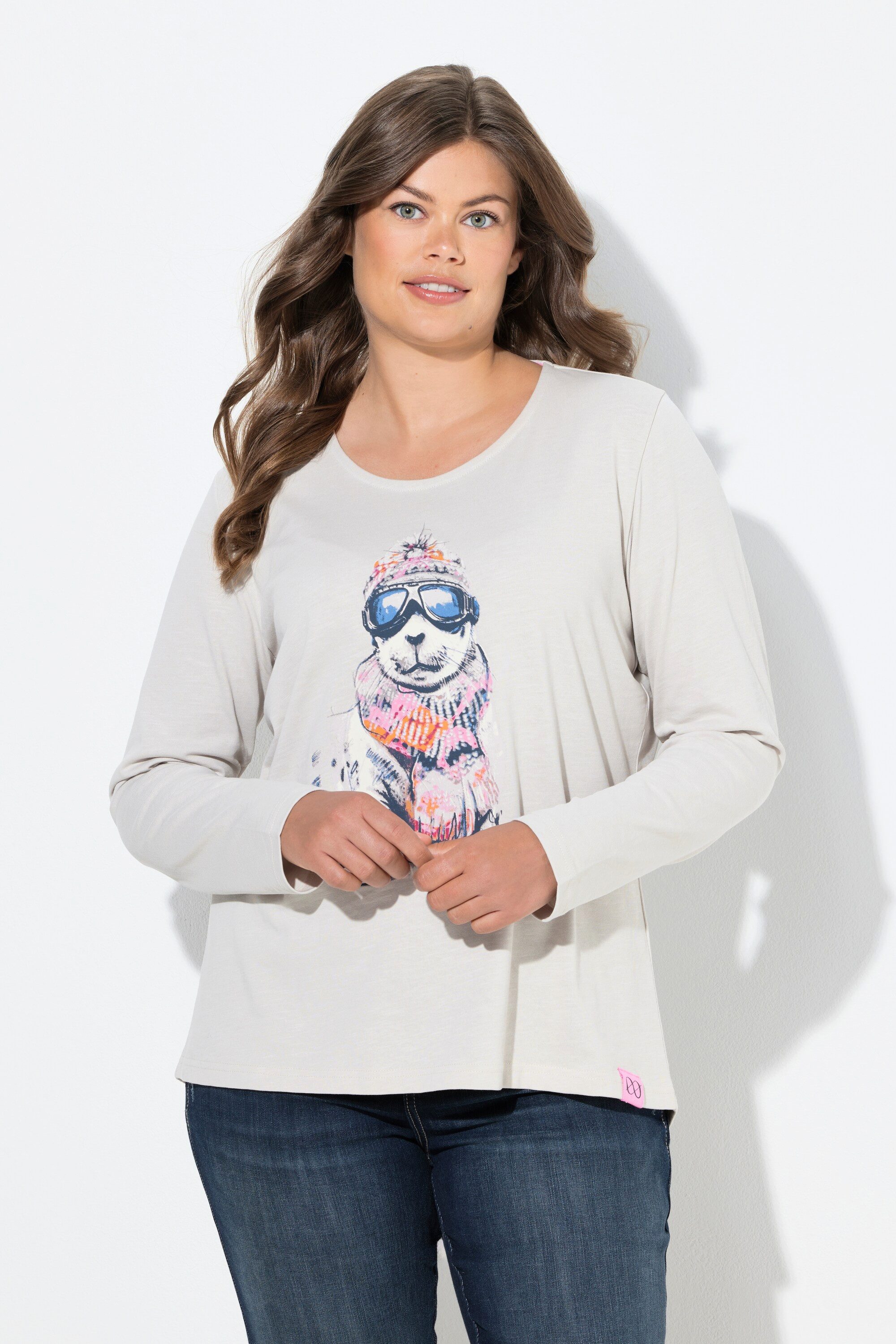 Laurasøn T-Shirt Shirt Langarm Rundhalsausschnitt MIG günstig online kaufen