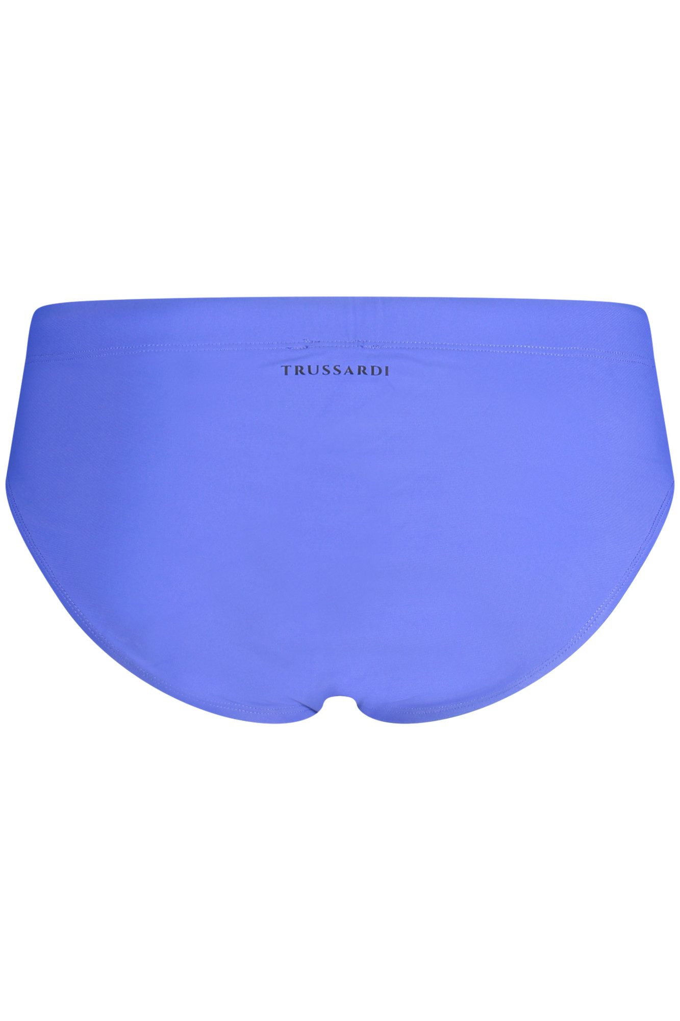 Trussardi Badeshorts Herren Badehose Blau mit Elastischem Bund und Basis Logo-Applikation