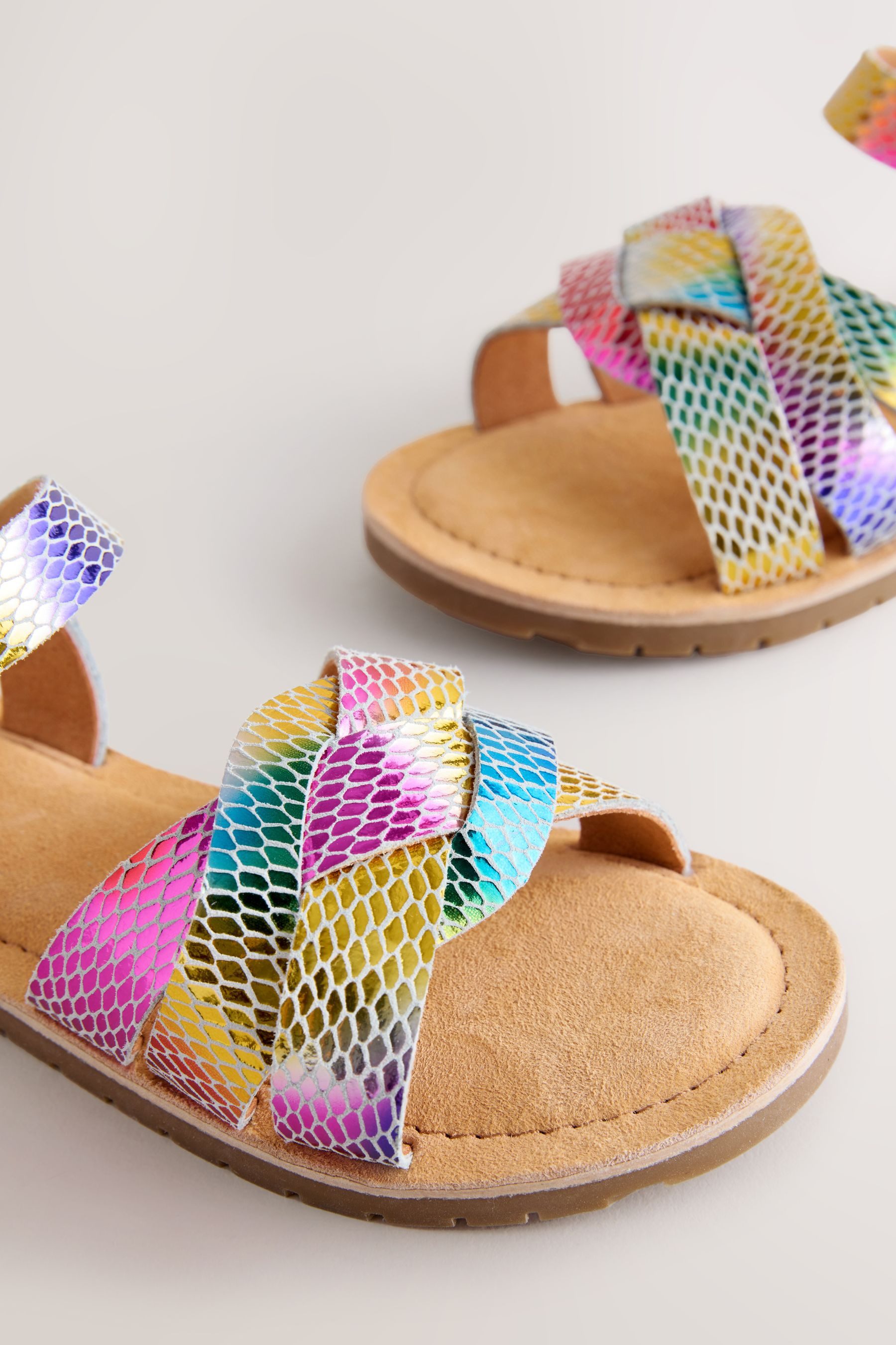 Next Sandalen aus gewebtem Leder Sandale