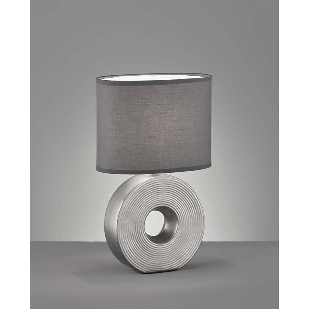 Tischleuchte Wohnzimmerlampe LED etc-shop Nachttischlampe Keramik Tischleuchte, Leseleuchte