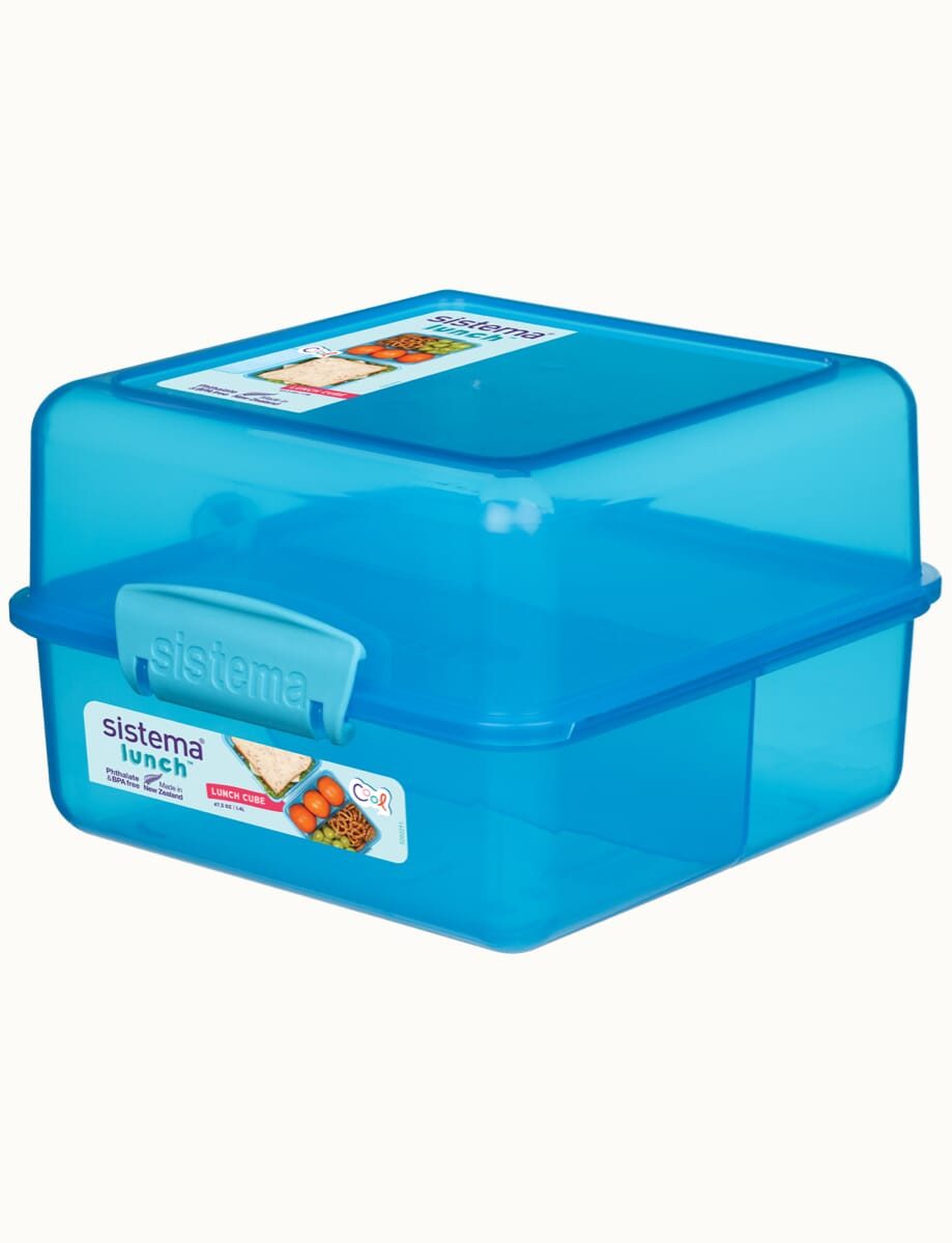 sistema Lunchbox Sistema 1,4L Lunch Cube - Blue