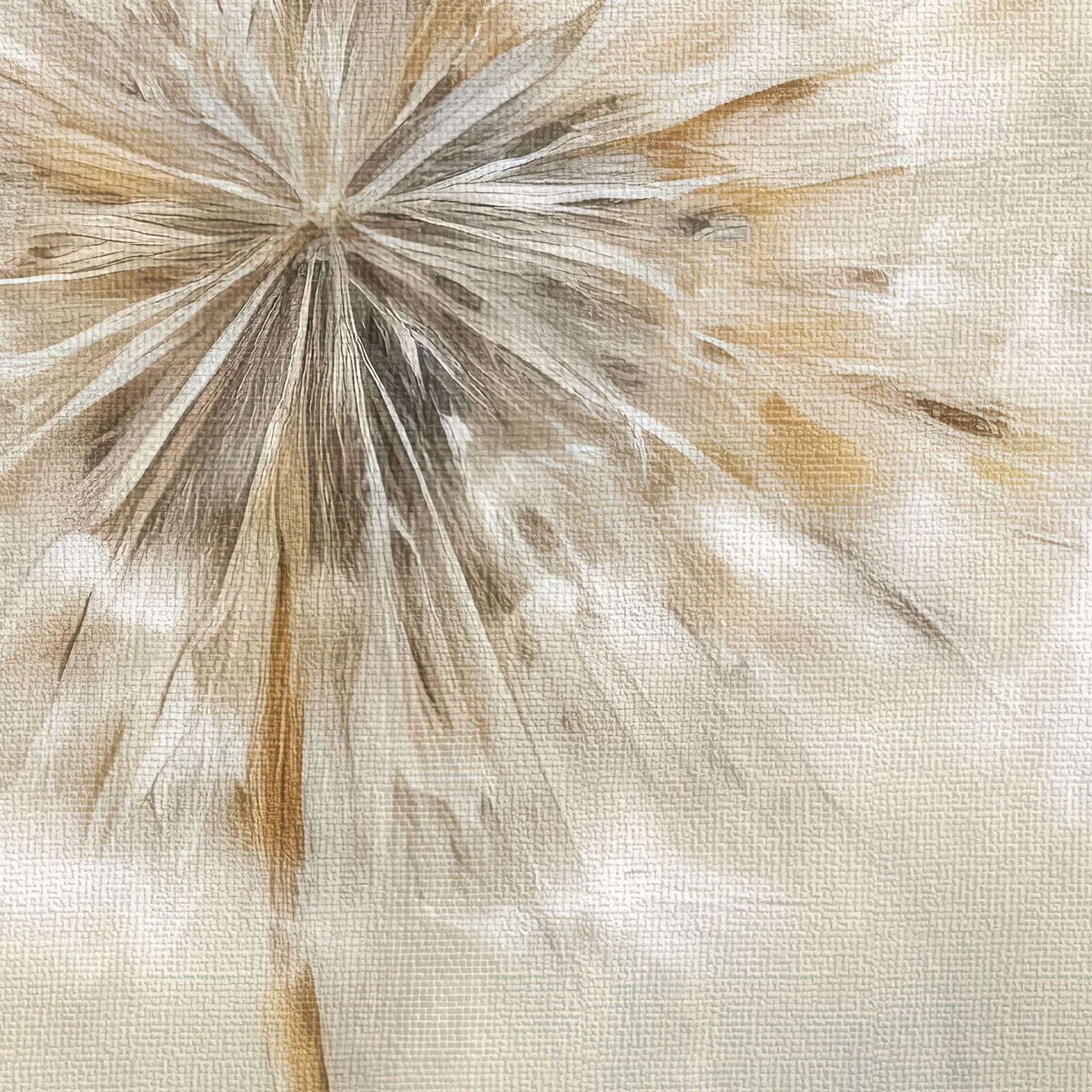 K&L Wall Art Vliestapete XXL Fototapete Natur Landschaftstapete Mustertapete, botanisch, Vintage, Landschaft, Blumen Gemälde