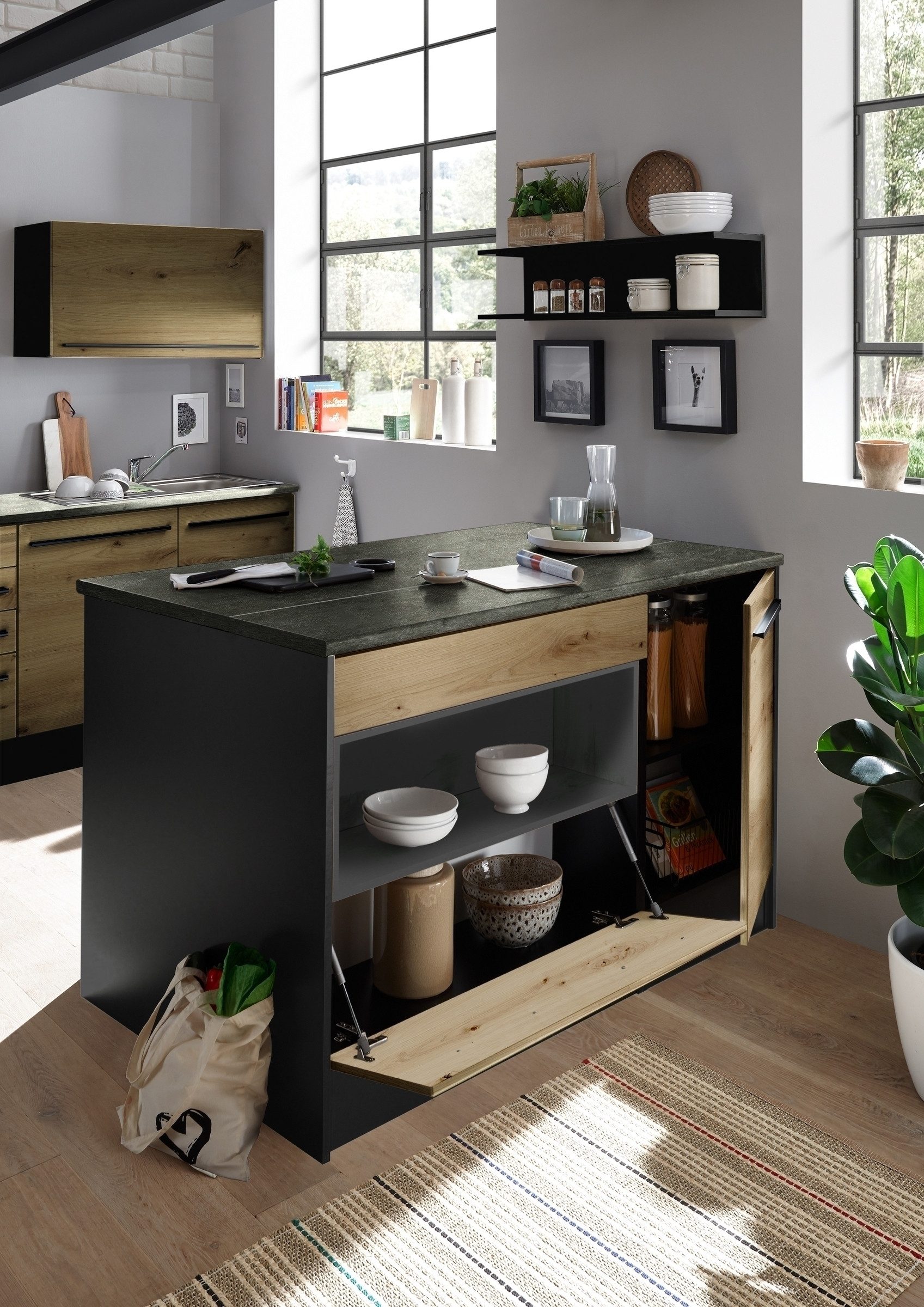 PREISBRECHER Kochinsel Jazz, 145 x 90 x 90 cm (B/H/T)