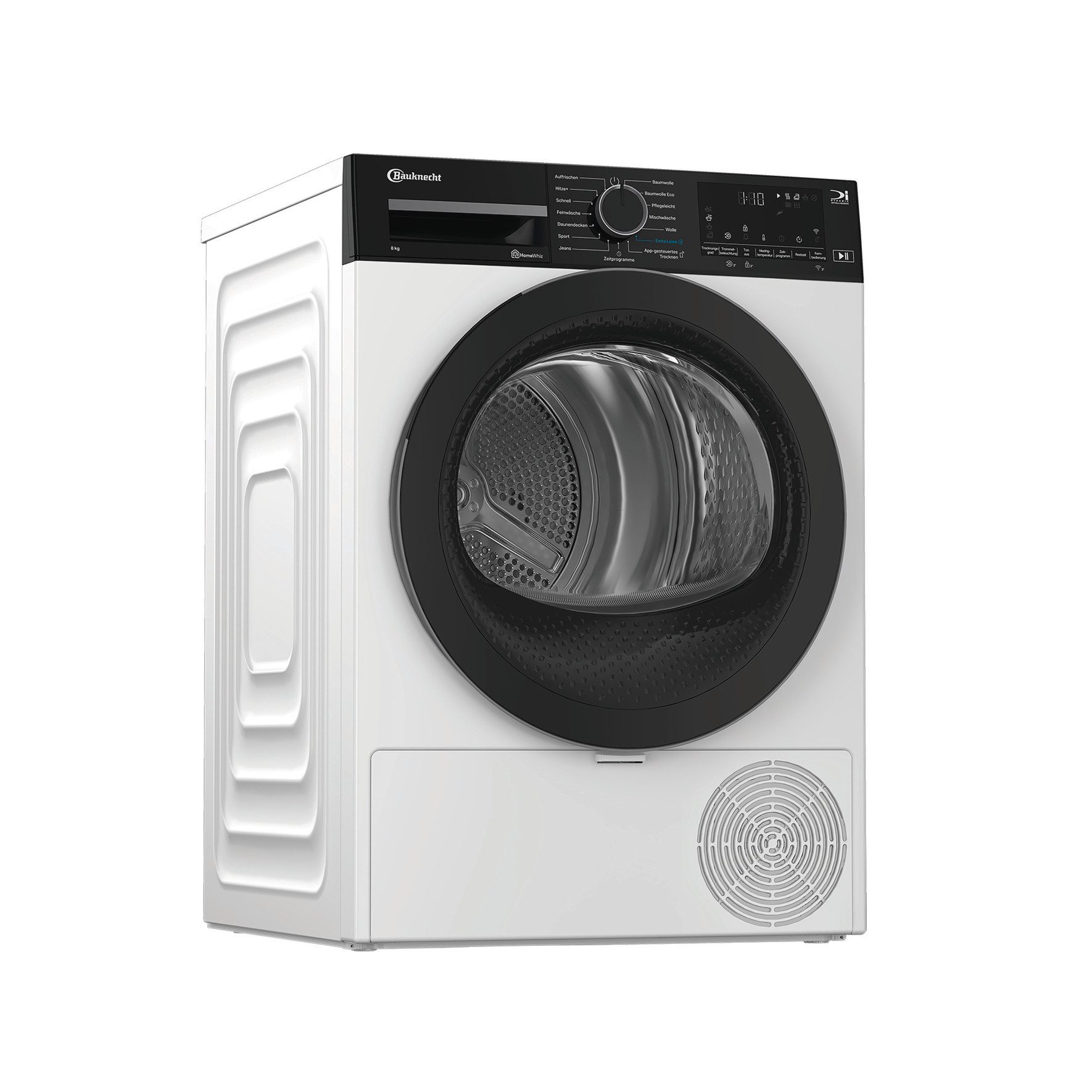 BAUKNECHT Wärmepumpentrockner TR SUPER ECO 8A, Silent Spin – leises Trocknen dank optimierter Trommelbeschichtung
