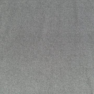 SCHÖNER LEBEN. Stoff Jersey Lurex Glamour uni silberfarbig dunkelgrau1,40m Breite, pflegeleicht