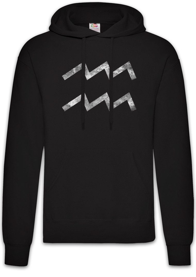 Hoodie Zodiac Sign Aquarius Herren Hoodie Wassermann Tierkreis