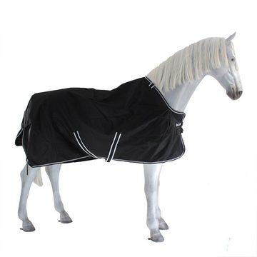 Bucas Pferde-Regendecke Bucas Trot Turnout 200g - Black/White