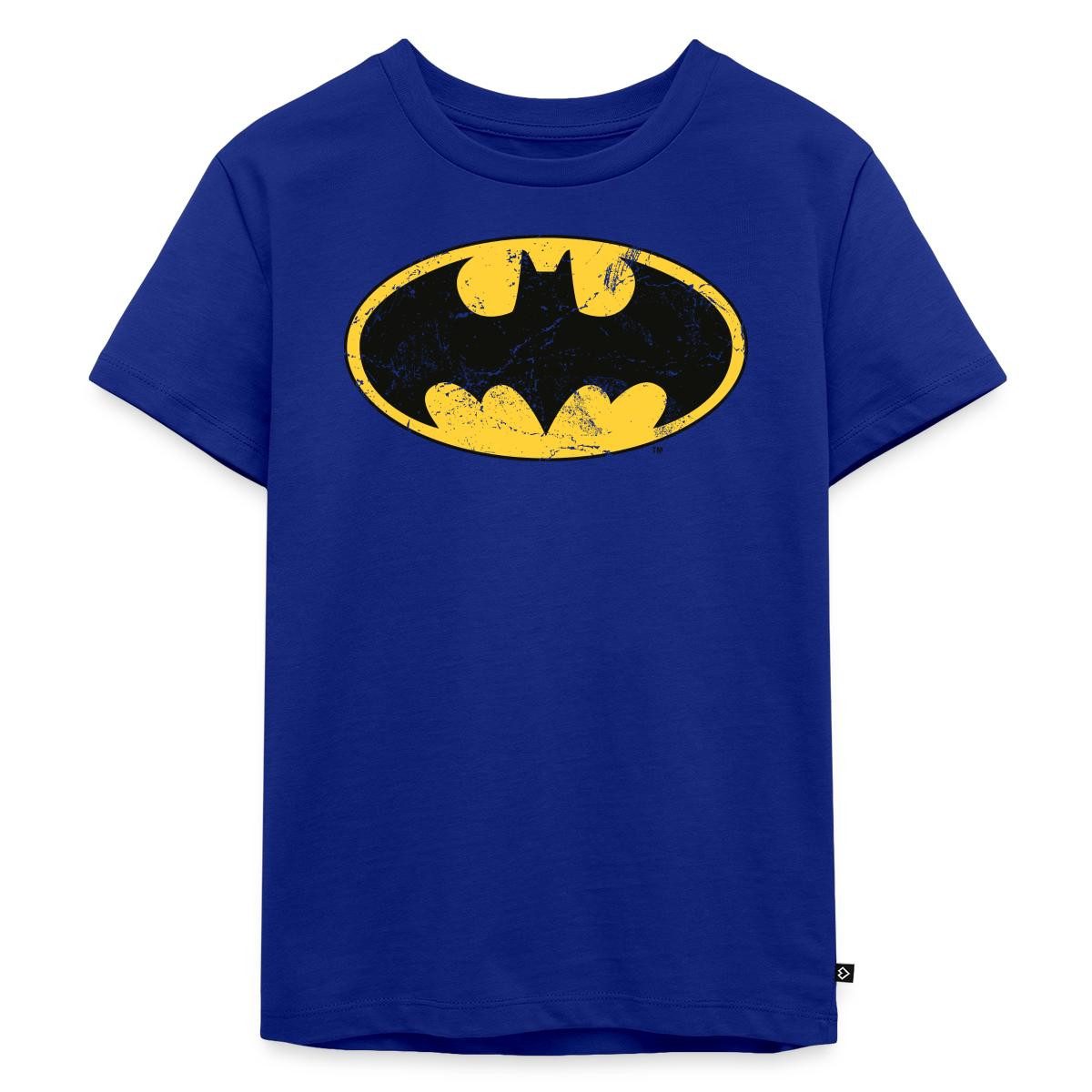 T-Shirt DC Comics Batman Logo Used Look Karneval Kinder Premium T-Shirt