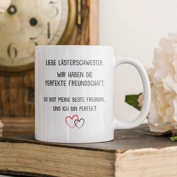 22Feels Tasse Beste Freundin Geschenk BFF Zum Geburtstag Kaffeetasse Freundinnen, Keramik, Made in Germany, Spülmaschinenfest