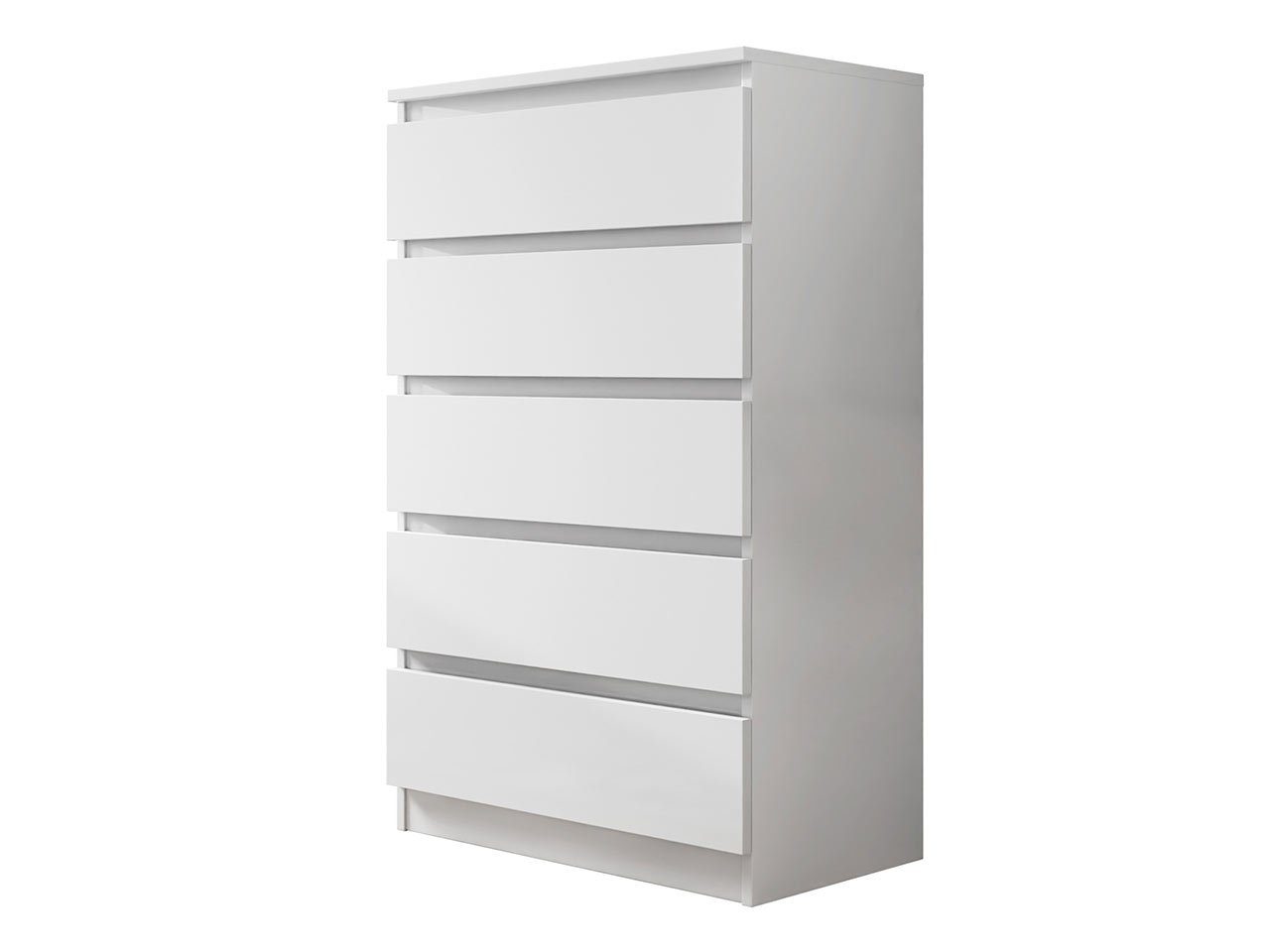 MIRJAN24 Kommode Malwa M5 (mit 5 Schubladen), grifflose Öffnungssystem, geräumiger Schubladen