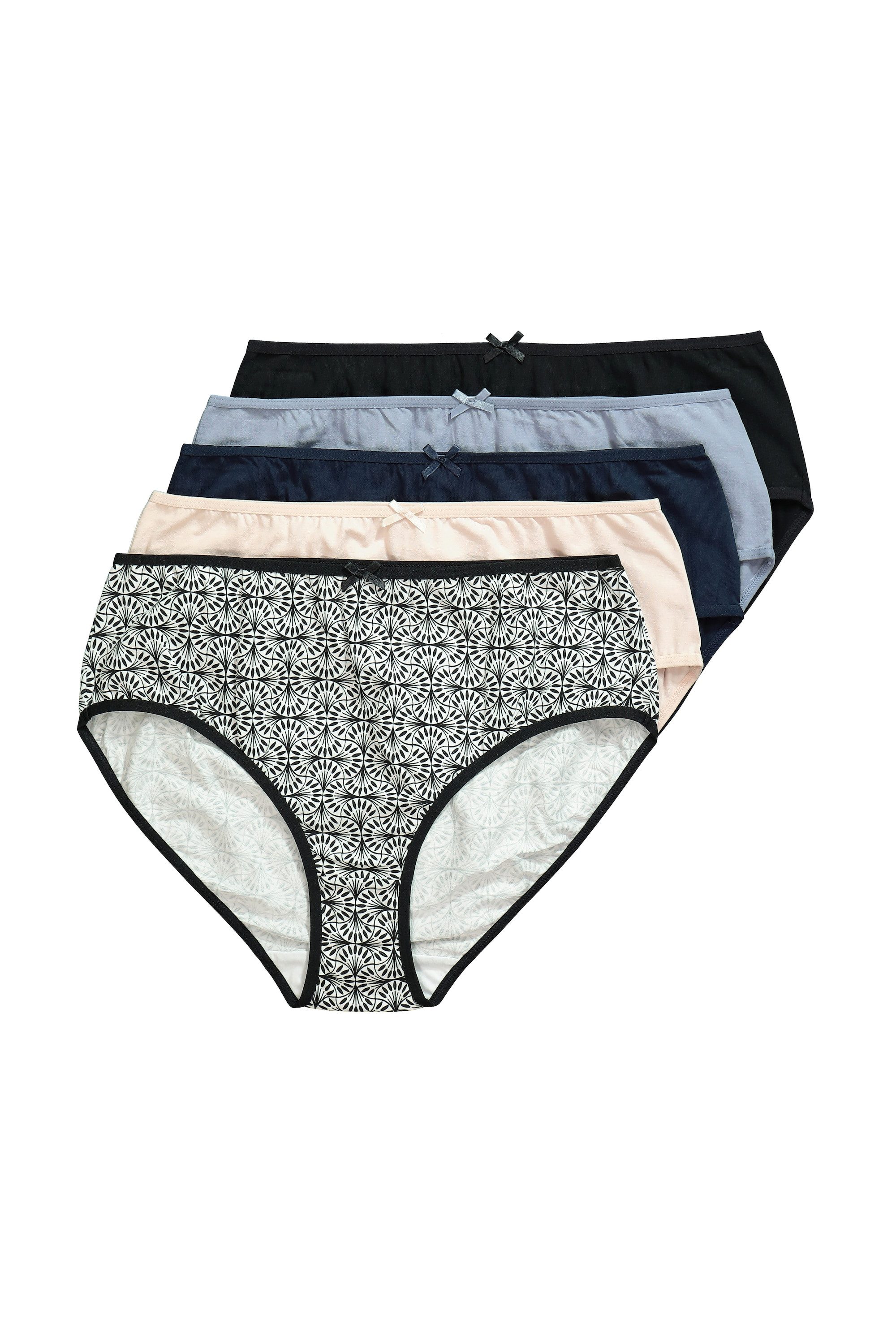Midislip Midislips 5er-Pack Muster/Farben