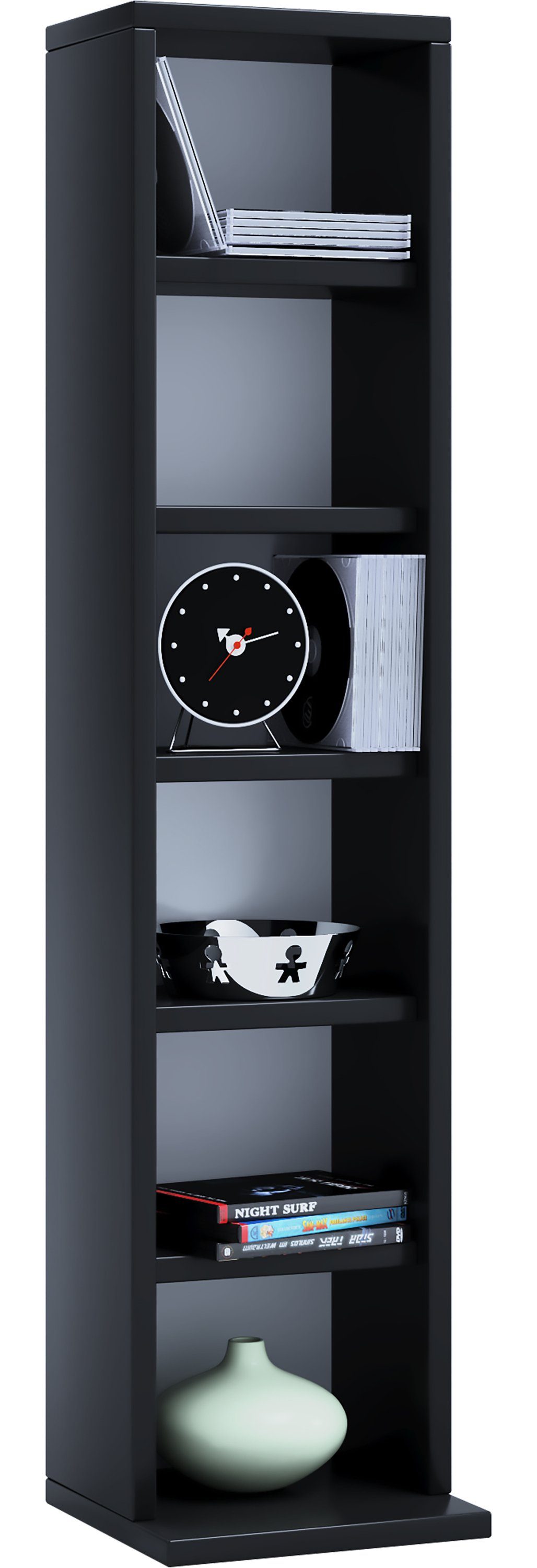 VCM Standregal Holz CD DVD Stand Aufbewahrung Deko Regal Elementa günstig online kaufen