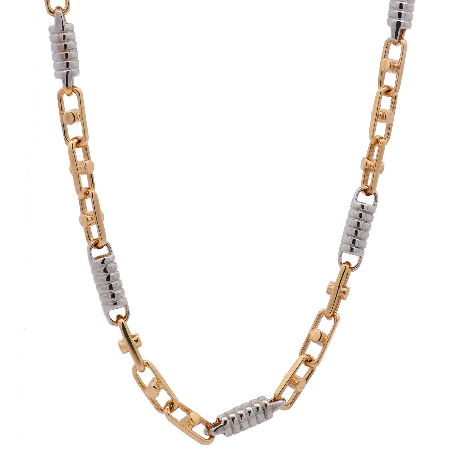 HOPLO Goldkette Goldkette Monte Carlo Kette Halskette 2,5 mm 19 cm 585-14 Karat Gold, Made in Germany – Bild 3 von 5