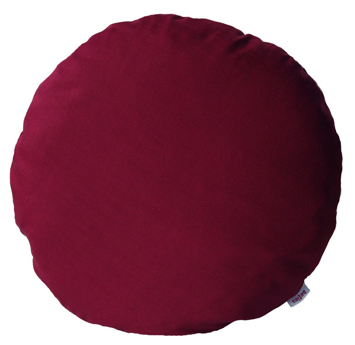 beties Kissenbezug Farbenspiel, (1 Stück), rund ca. 40 cm Kissenhülle Dekokissen (Hibiskus)