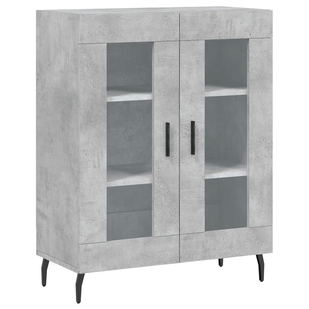 vidaXL Sideboard Sideboard Betongrau 69,5x34x90 cm günstig online kaufen