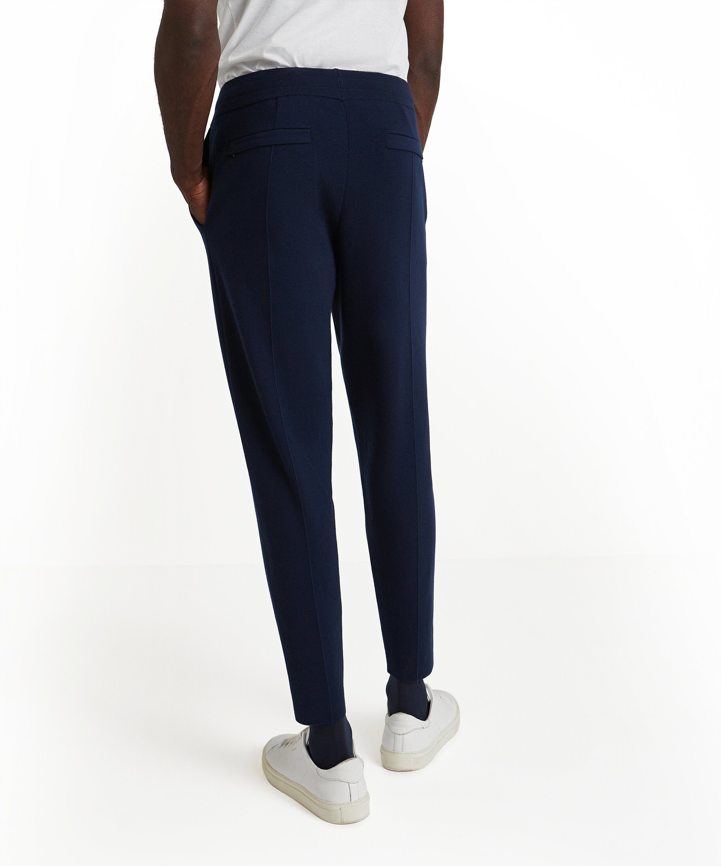 space blue mit FALKE (1-tlg) Strickhose (6116) Merinowolle