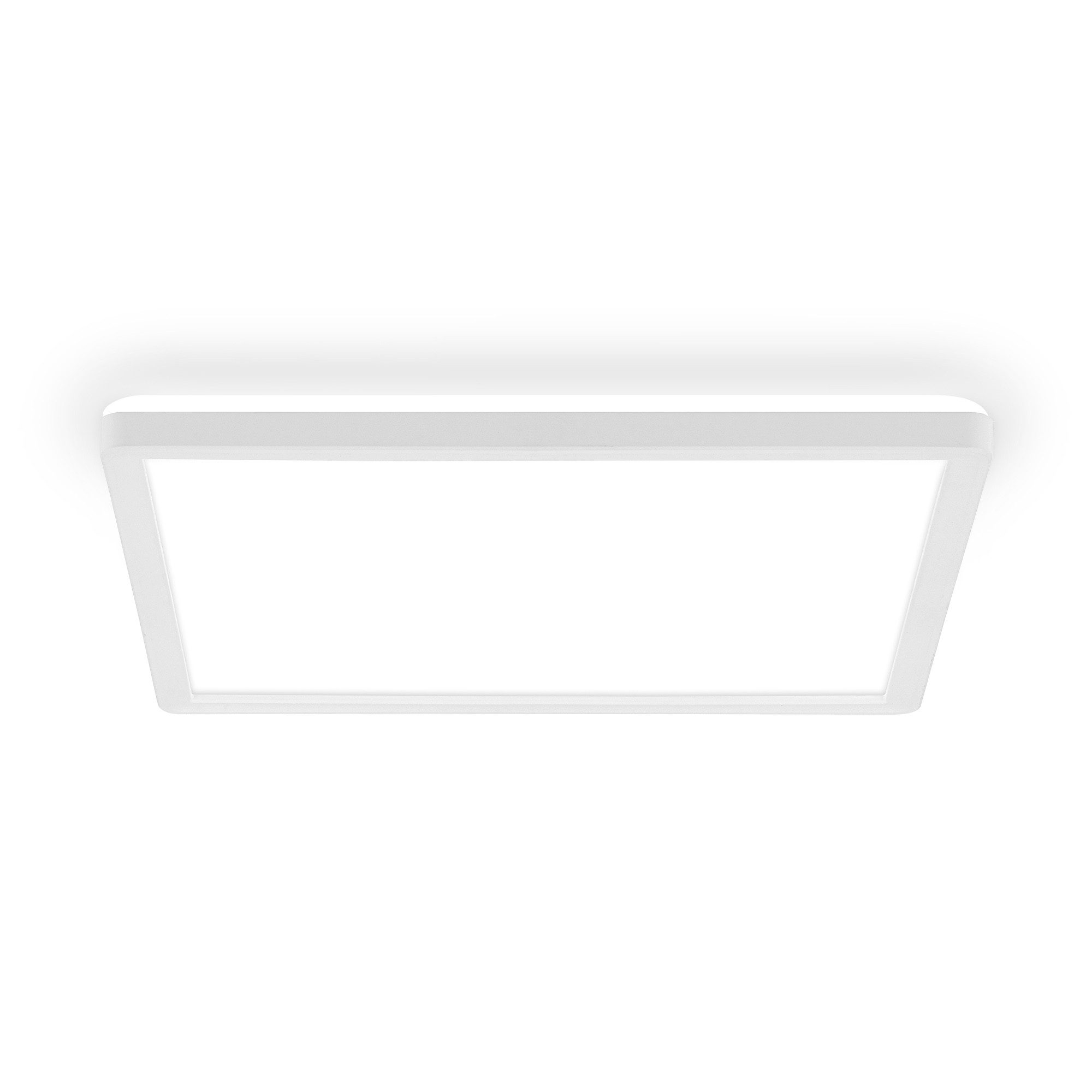 OTTO home LED Panel ultraflach, Deckenlampe LYMMA mit Backlight, Deckenprojektion, LED fest integriert, Neutralweiß, 4000K, Wohnzimmer Schlafzimmer Küche, Deckenleuchte Energieeffizienz A