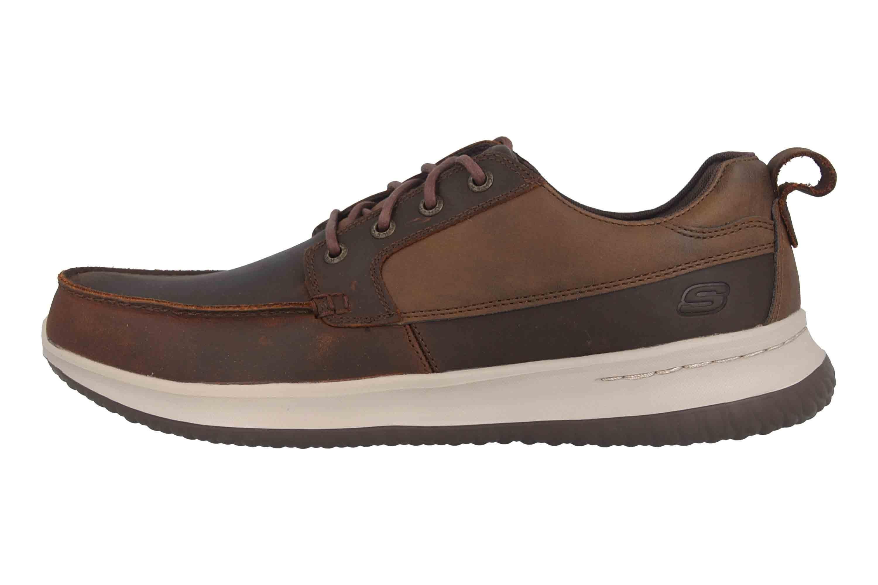 Skechers DELSON ELMINO Halbschuhe in Übergrößen 65869 Schnürschuh