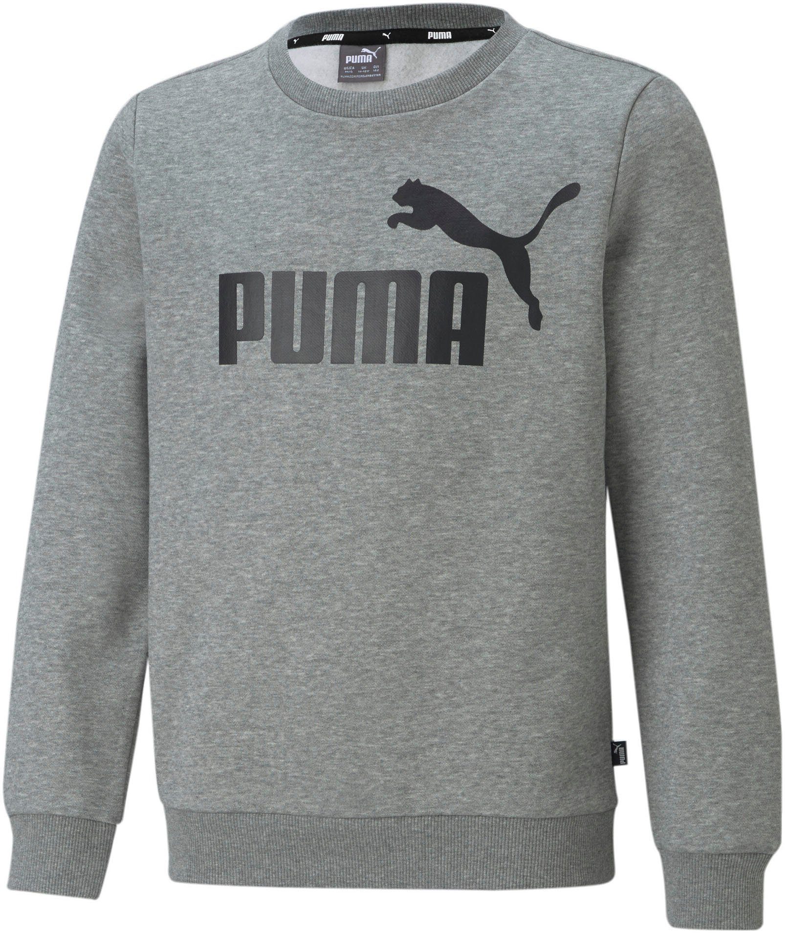 PUMA Kapuzensweatshirt ESS BIG LOGO CREW FL B Medium Gray Heather | 