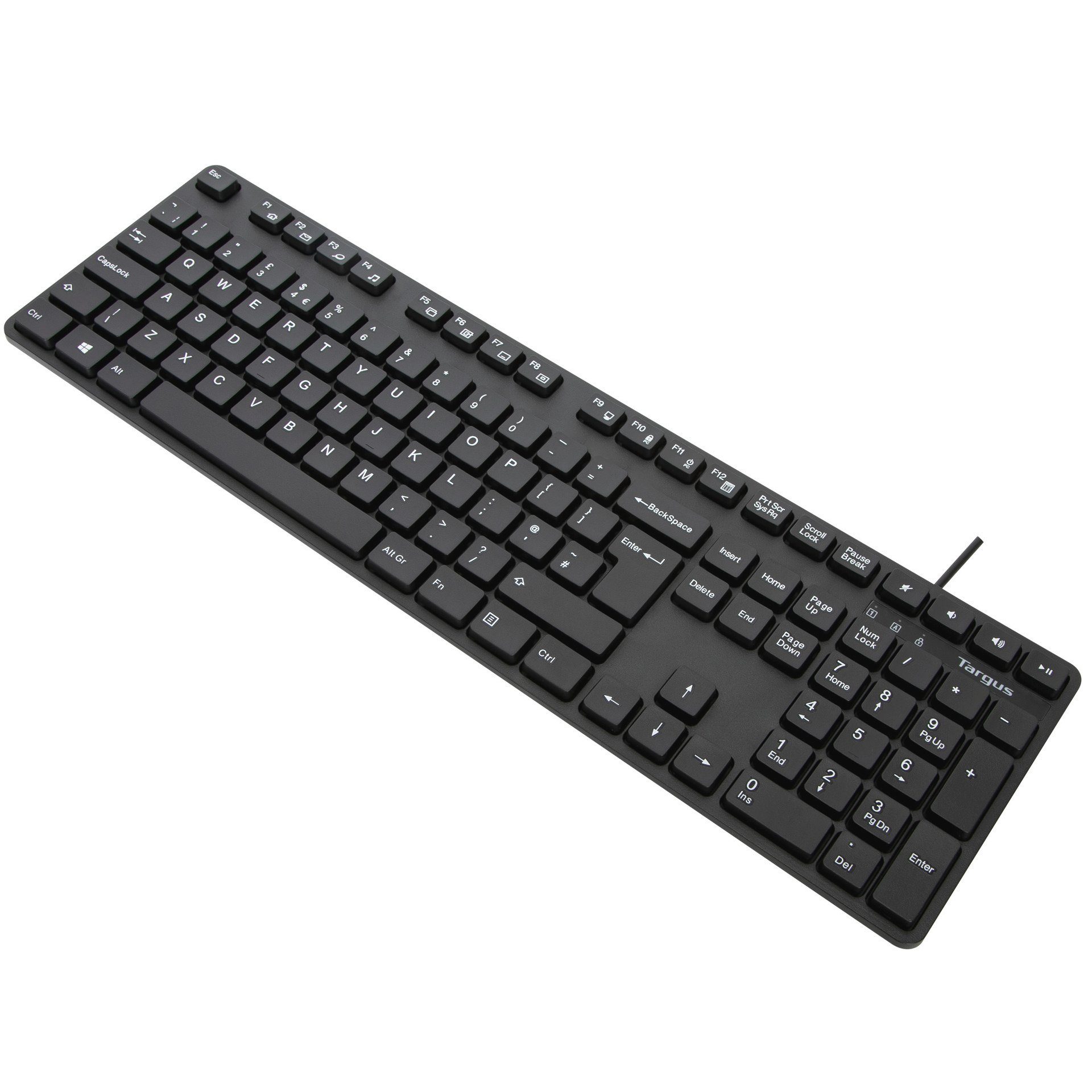 Targus Antimicrobial USB Wired Keyboard - UK Layout USB-Tastatur