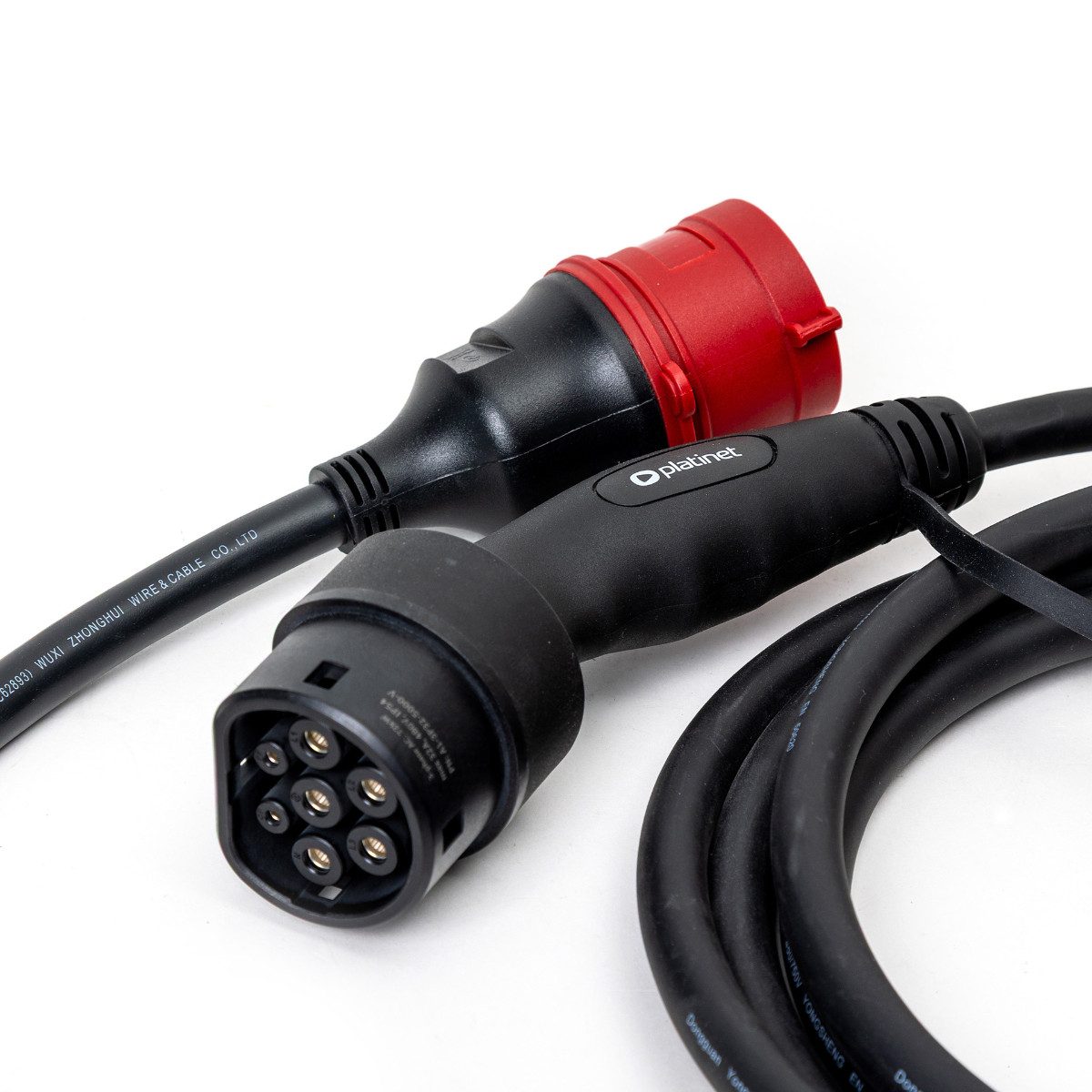 Platinet EV_PPCW5M22 Elektroauto-Ladegerät (32000 mA, Einzelgerät, App Steuerung mit WLAN und 22kW Schnellladung)