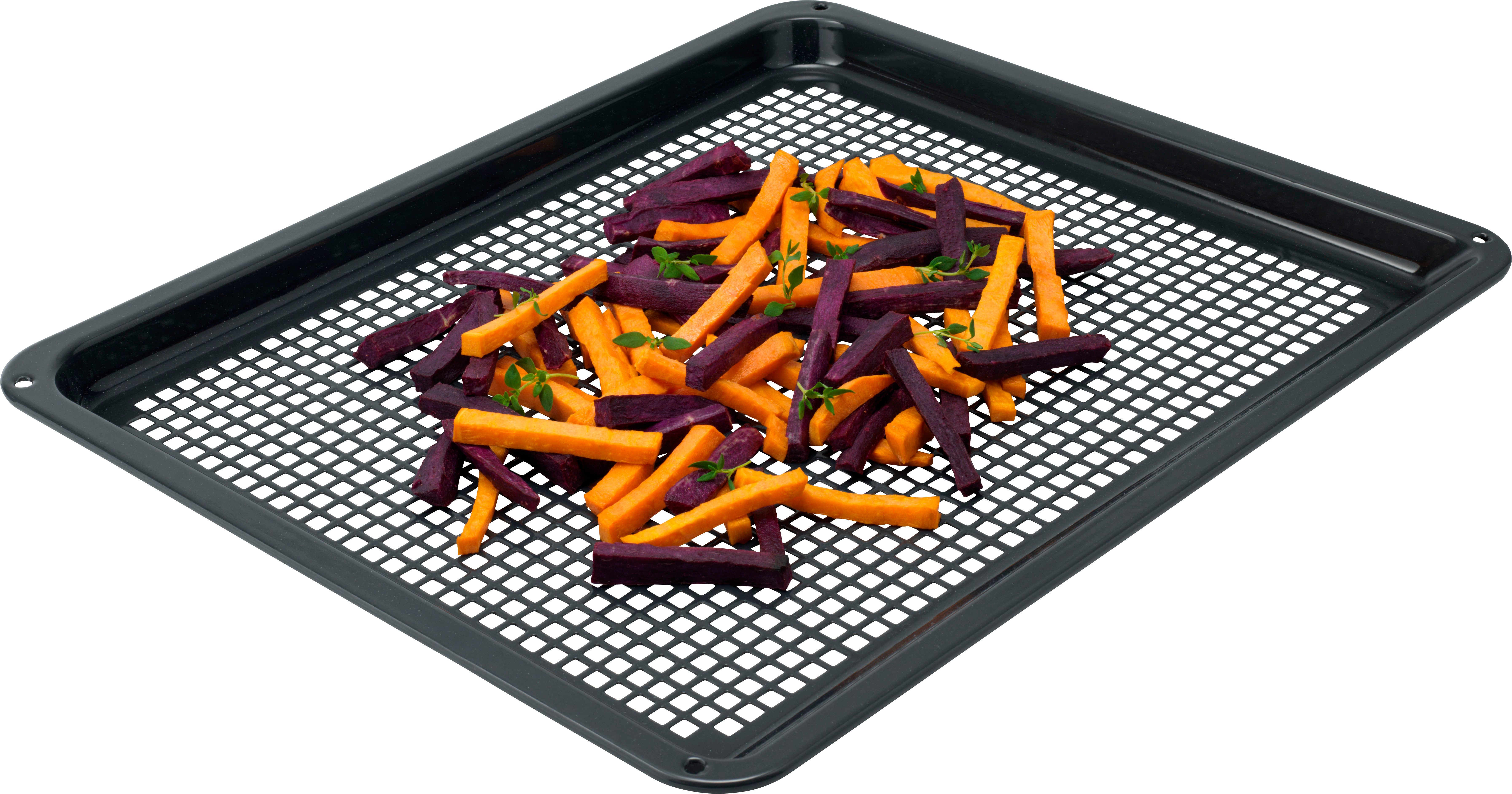 AEG Backblech AirFry Tray Backblech A9OOAF00, Emaille, perfekt geröstetes Gemüse und knusprige Pommes frites mit weniger Öl