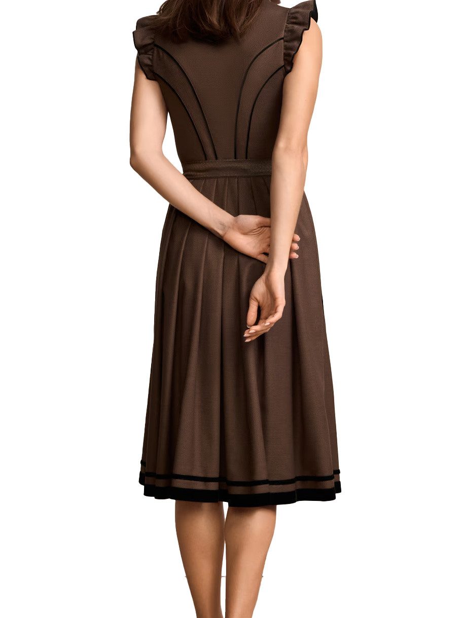 KRÜGER COLLECTION Dirndl Dirndl Gerena 70cm Länge braun