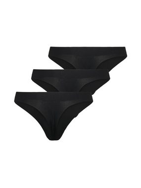 ONLY String ONLTRACY INVISIBLE 3-PACK RIB THONG (Set, 3-St)
