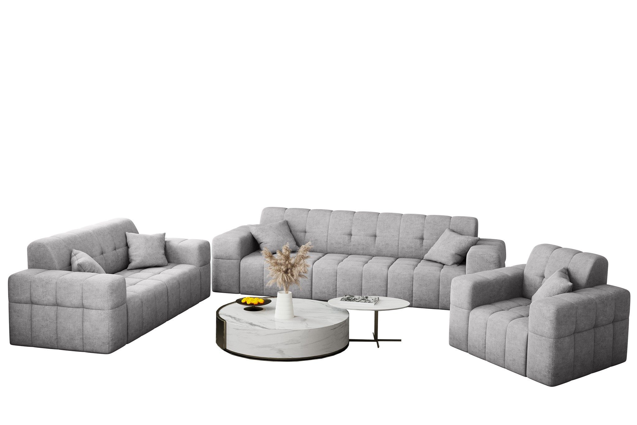 Fun Möbel Polstergarnitur Sofaset Designersofa NANCY günstig online kaufen