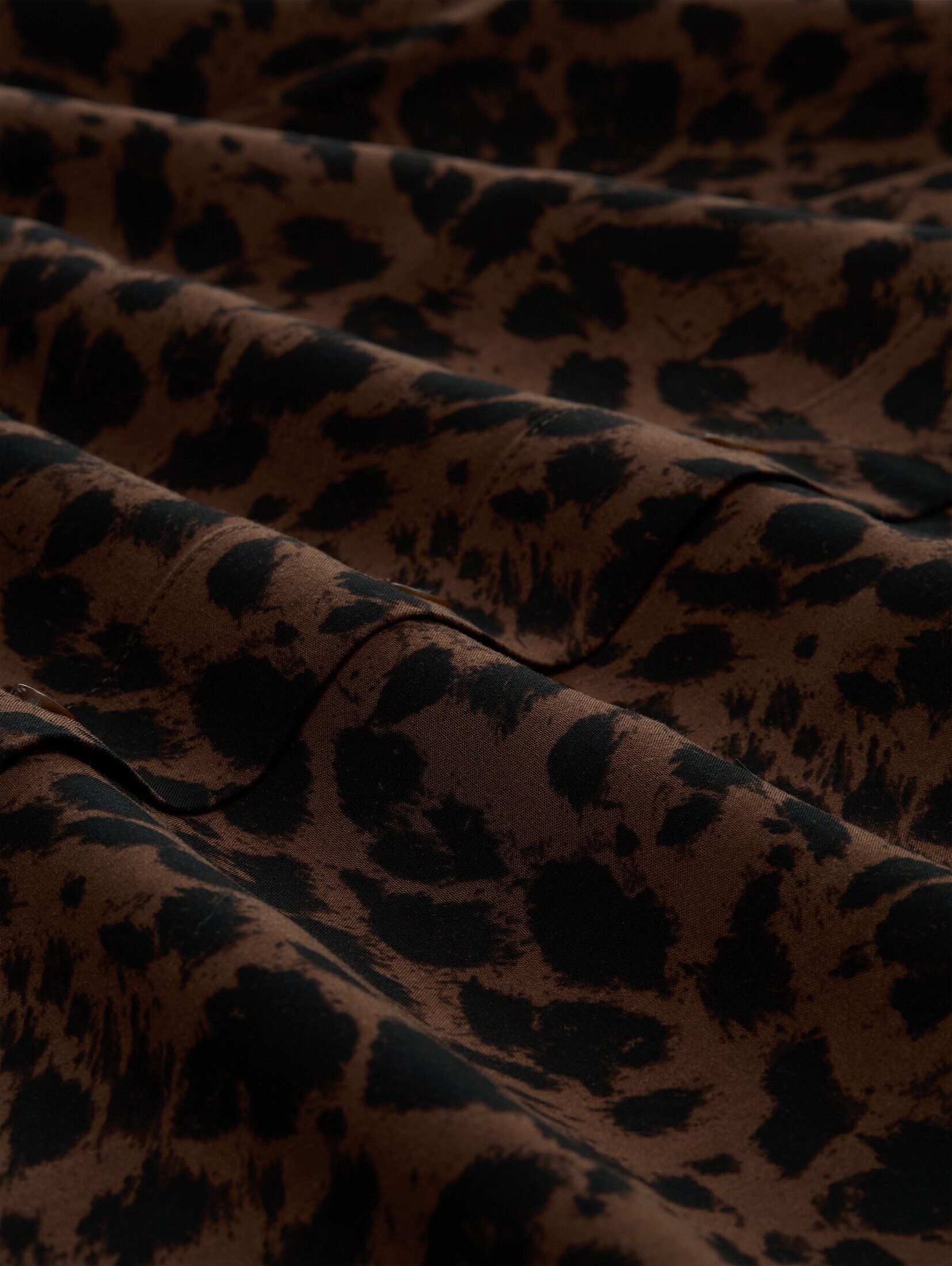 TOM TAILOR Langarmbluse Blusen & Shirts Bluse mit Leo-Print