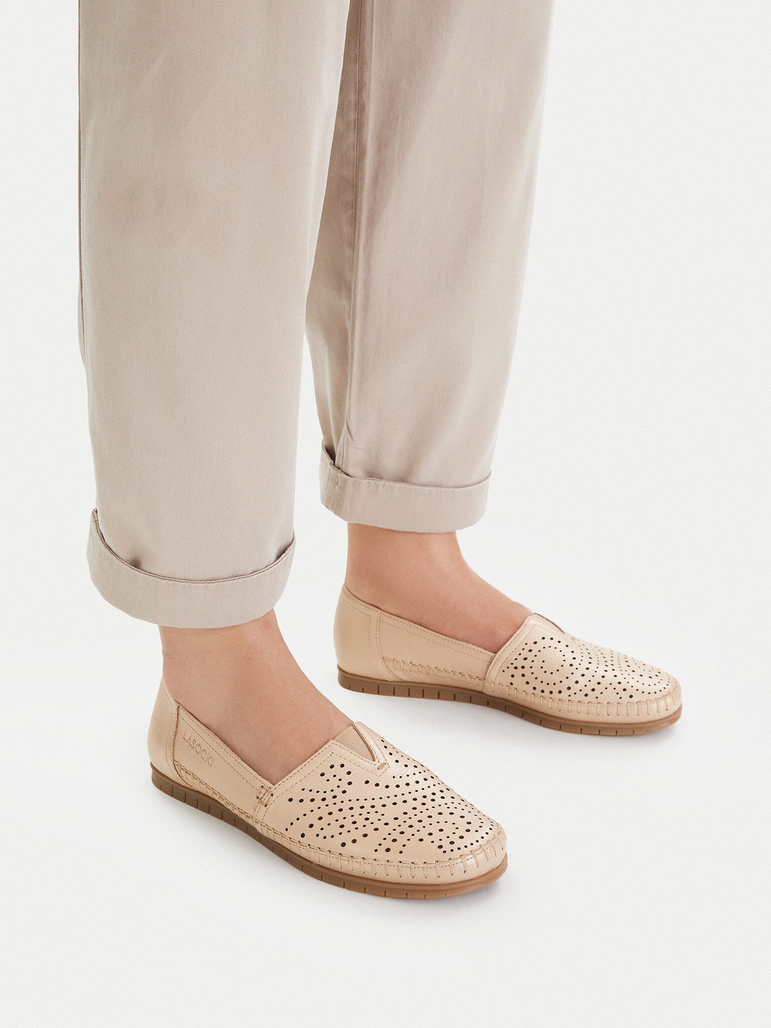 LASOCKI Lasocki Damenschuhe Beige Lasocki-CEO-WB-MADONNA-12 Beige Lasocki-CEO- Bootsschuh