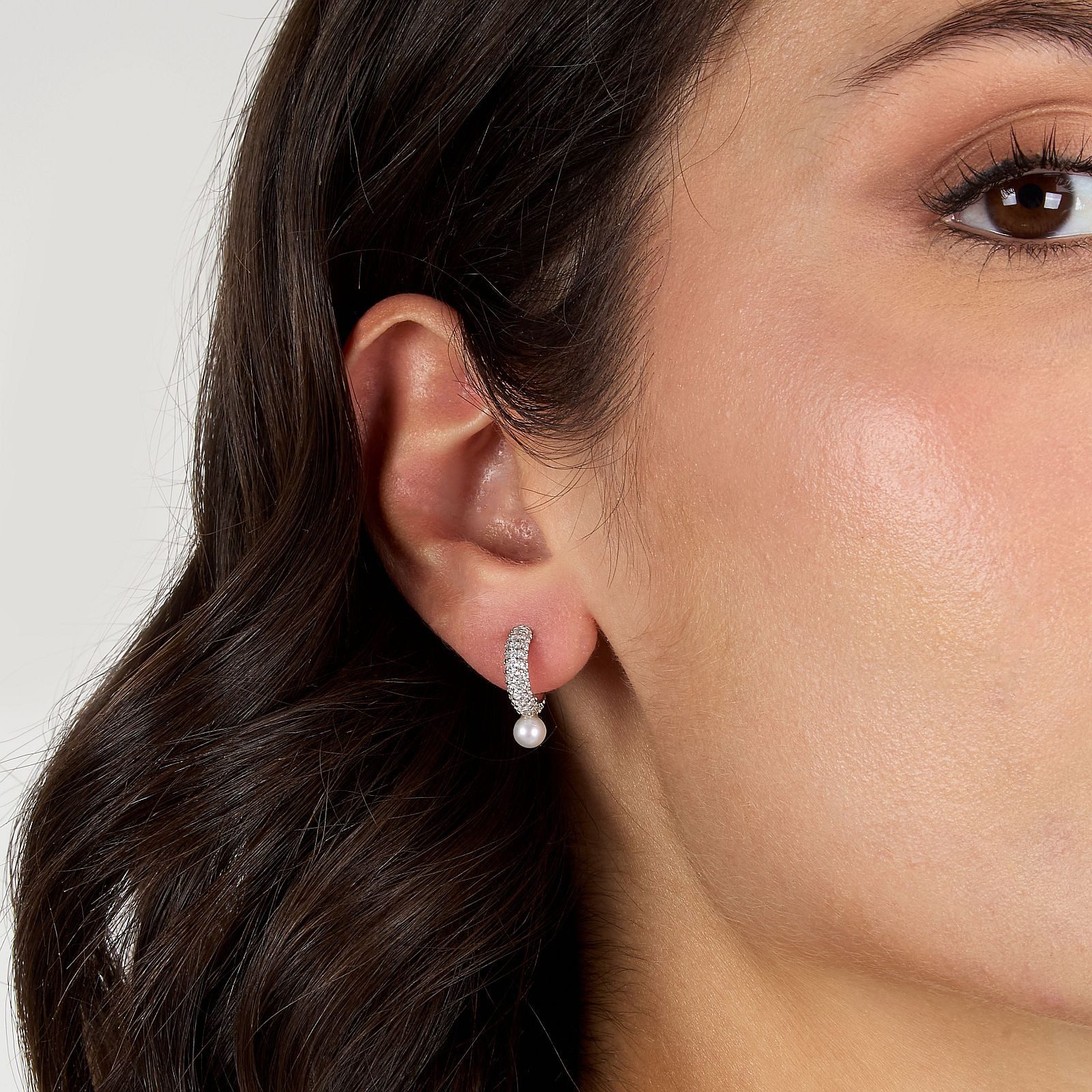 MORELLATO Paar Ohrstecker Perla SXU52 925 Silber Zuchtperle Zirkonia 12 mm Damen