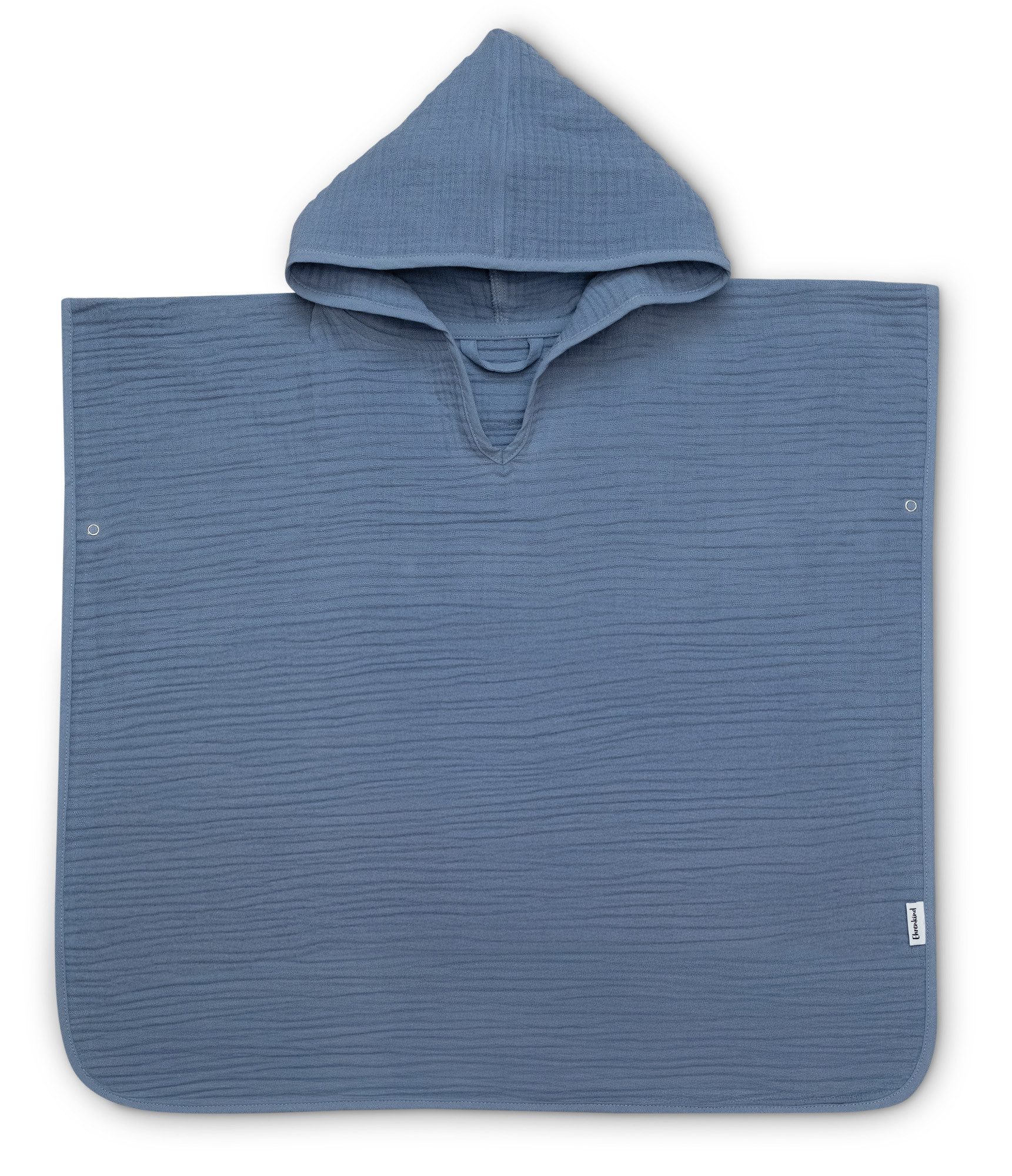Ehrenkind Badeponcho Musselin, aus sanfter Bio-Baumwolle, 4-lagiges Musselin-Gewebe