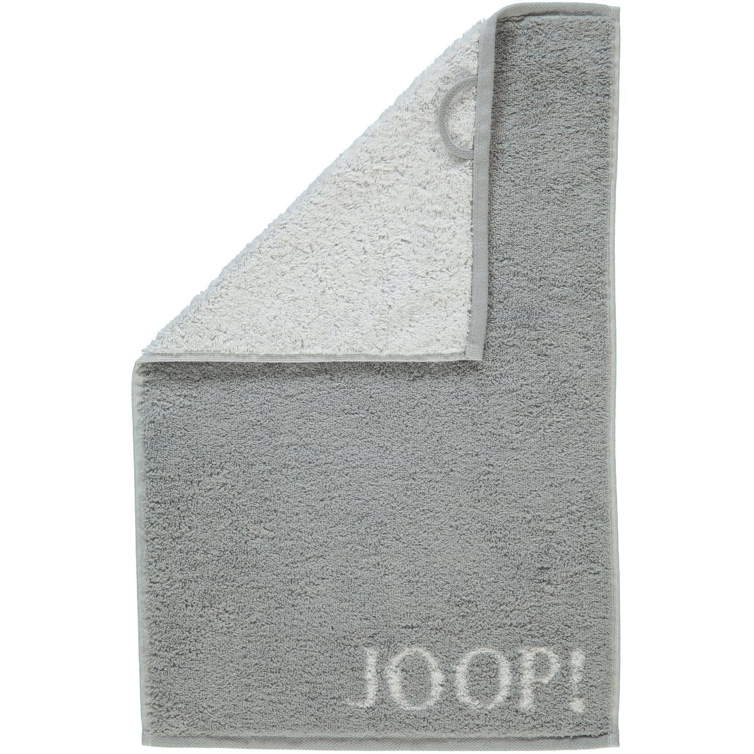 Joop! Handtücher Classic Doubleface 1600, 100% Baumwolle silber - 76