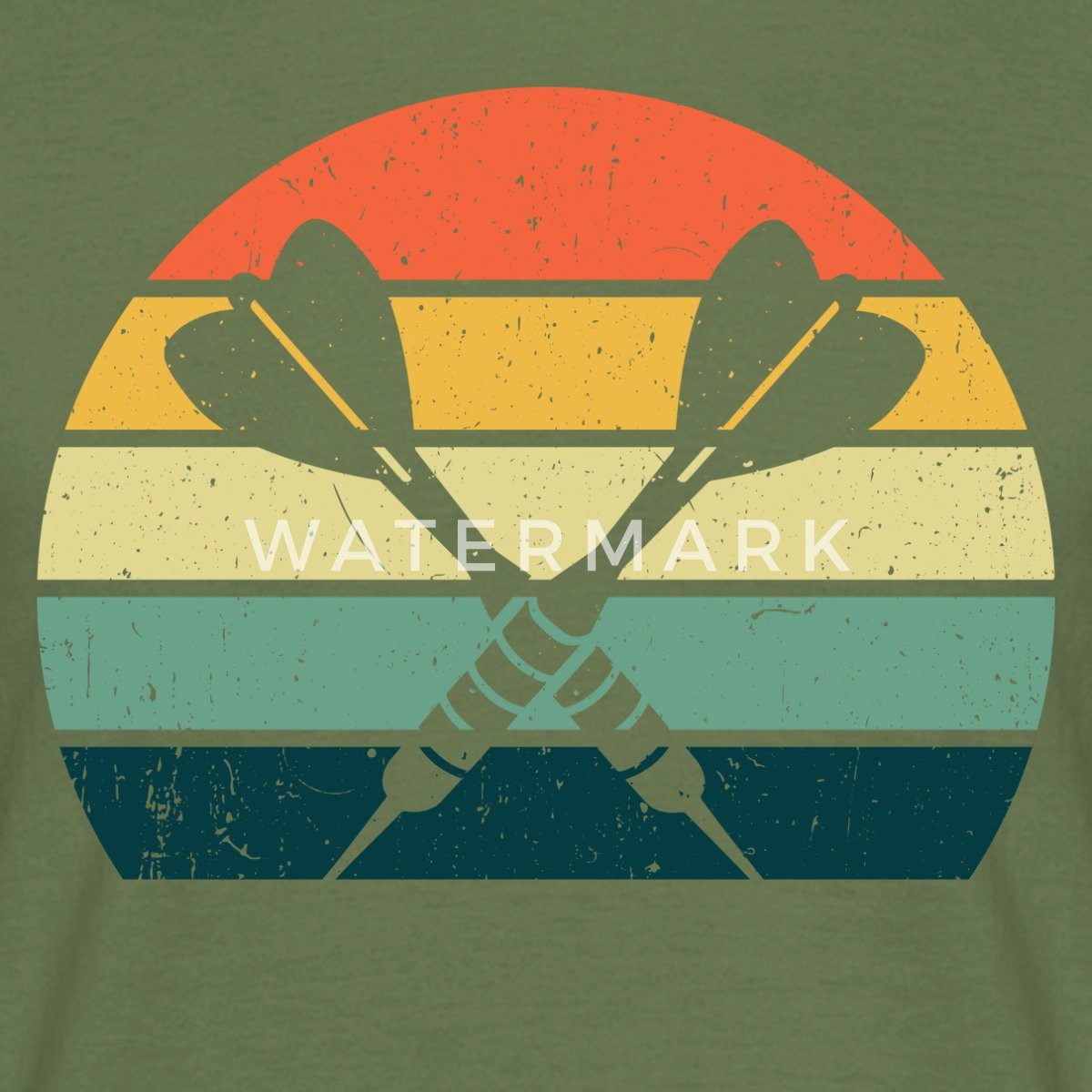 Spreadshirt T-Shirt Retro Dart Arrow Design Geschenk Männer T-Shirt (1-tlg) günstig online kaufen