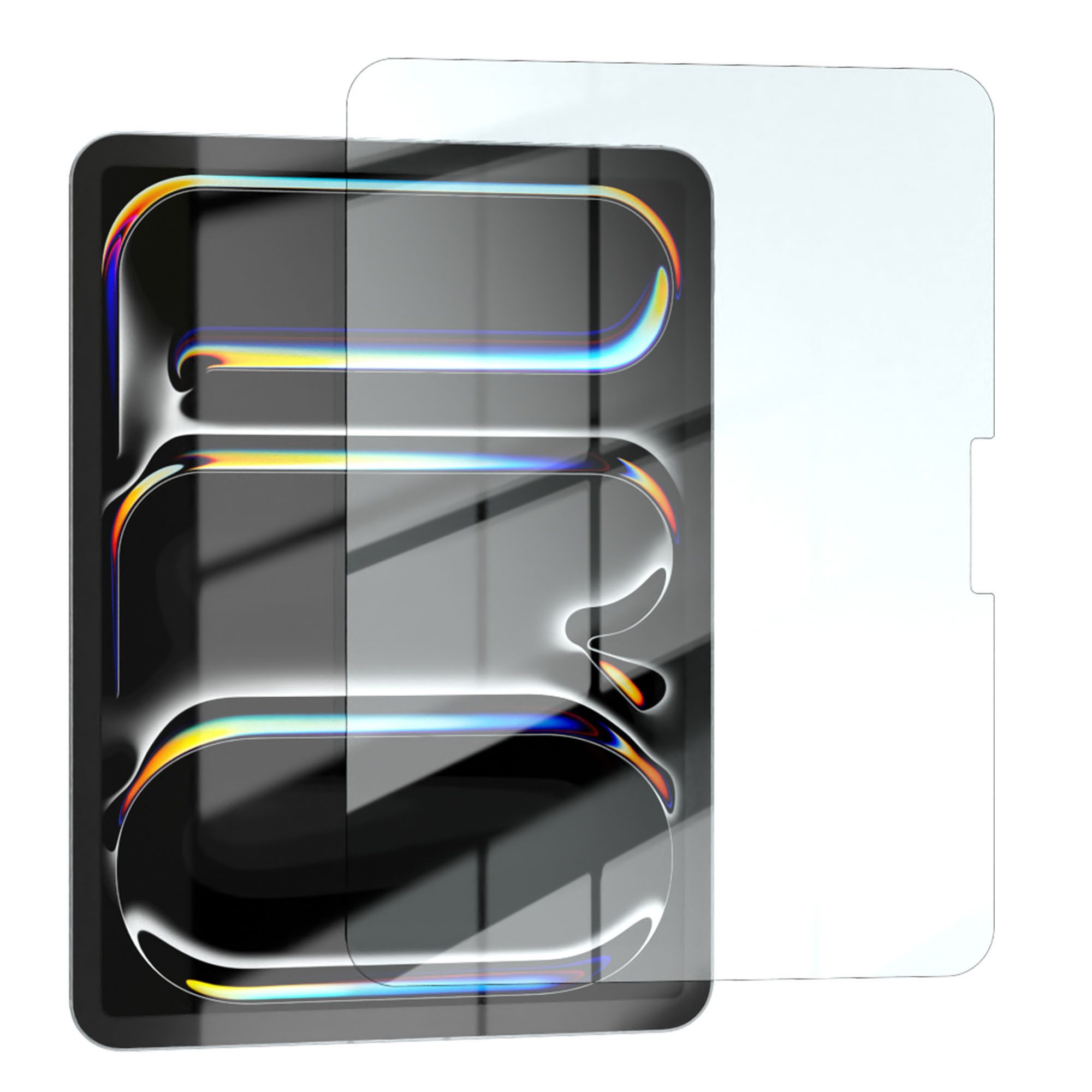 EAZY CASE Schutzfolie Schutzglas für Apple iPad Pro 11 (2025), 11 Zoll Panzerglas Displayfolie Tabletschutz Glasfolie Kratzschutz