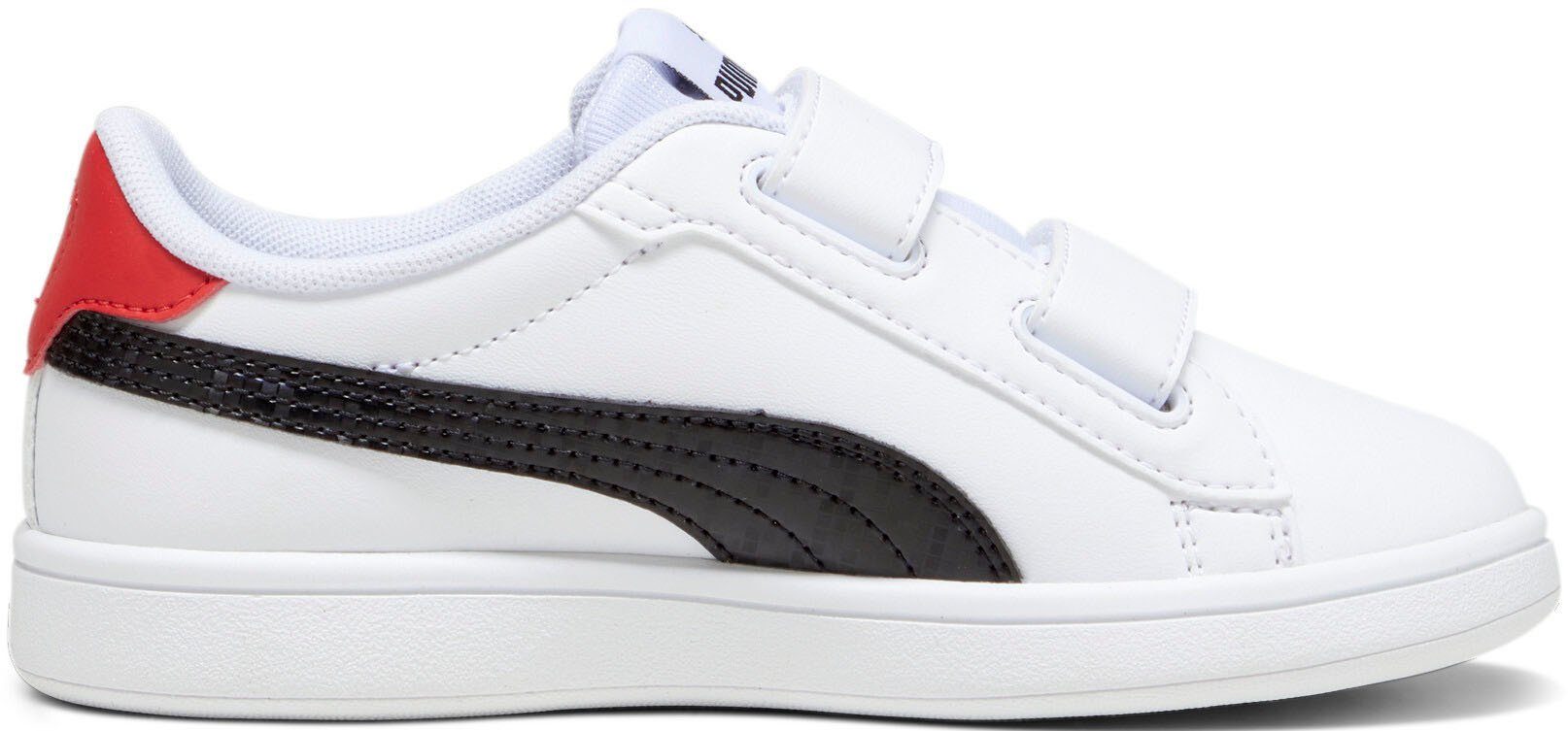 PUMA SMASH 3.0 L LET'S PUMA Black-Team V Aqua-For Red PLAY All White-PUMA PS Sneaker Time