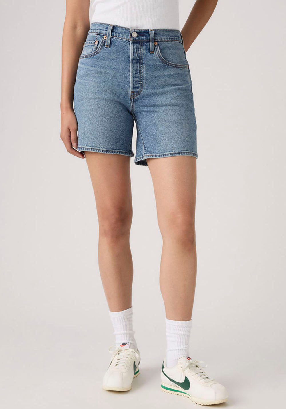 Levi's® Shorts 501® MID THIGH SHORT im Five-Pocket Style