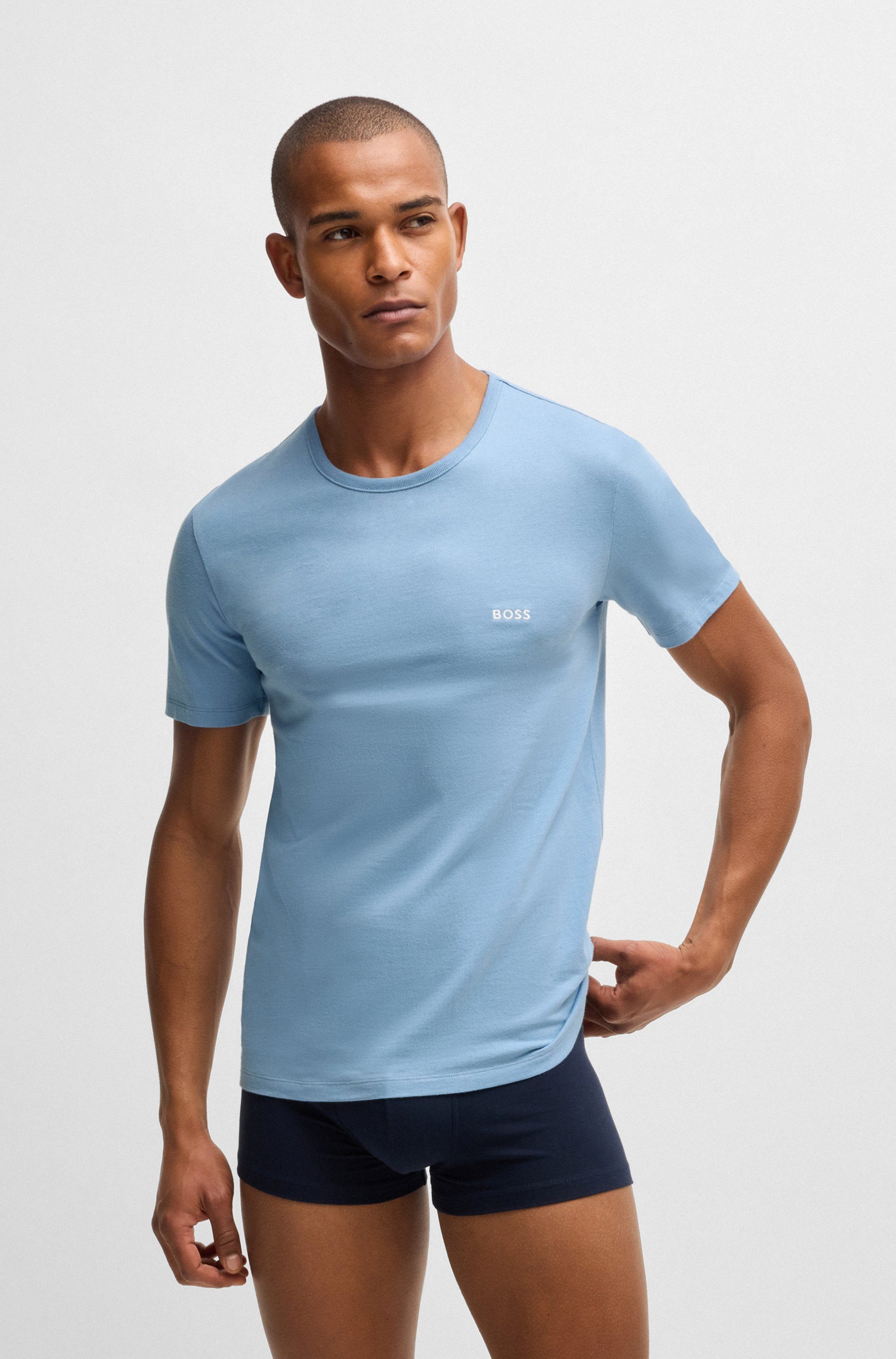BOSS T-Shirt TShirtRN 3P Classic (Packung, günstig online kaufen