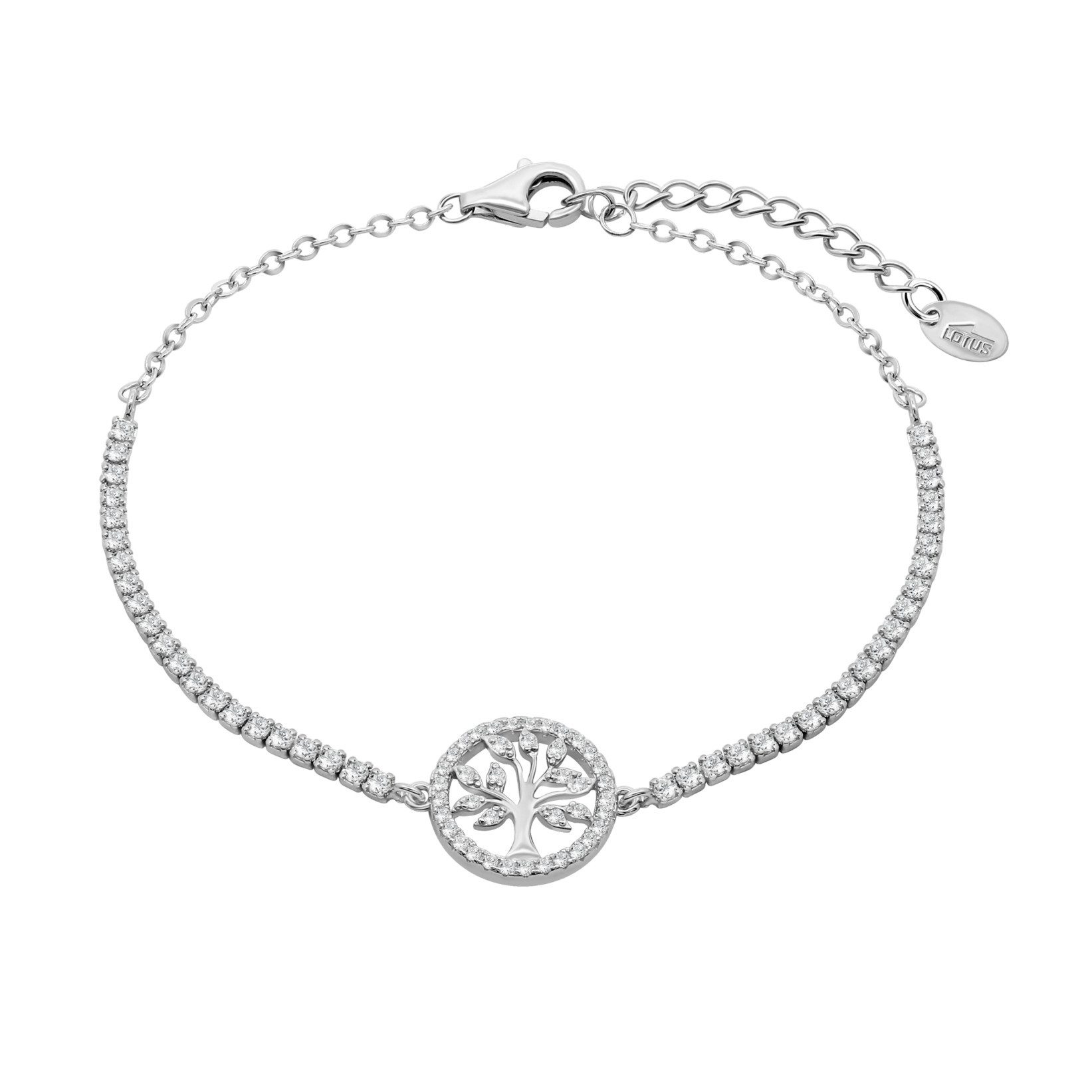 Lotus Armband Silver Damen LP3679-2/1 Silber Lebensbaum Zirkonia 16+3 cm