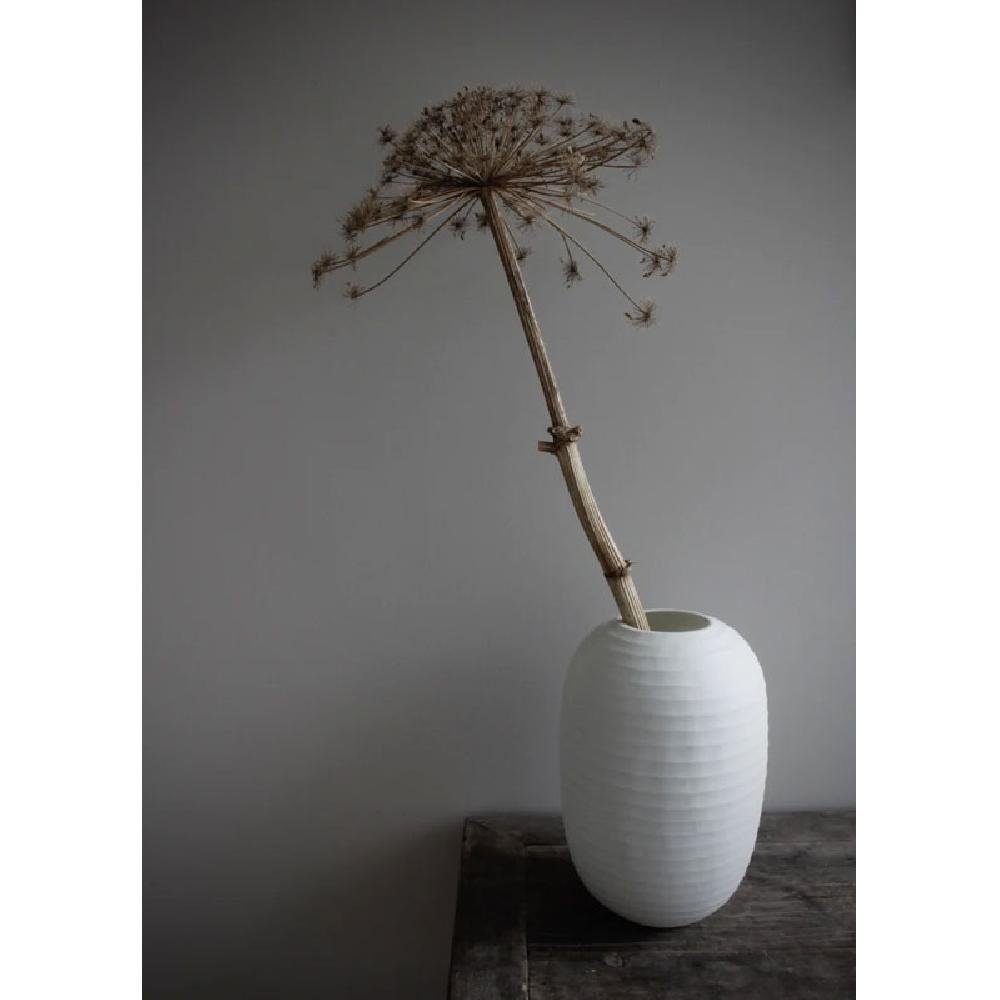 (45cm) Dekovase Nordstjerne Organic Weiß Vase